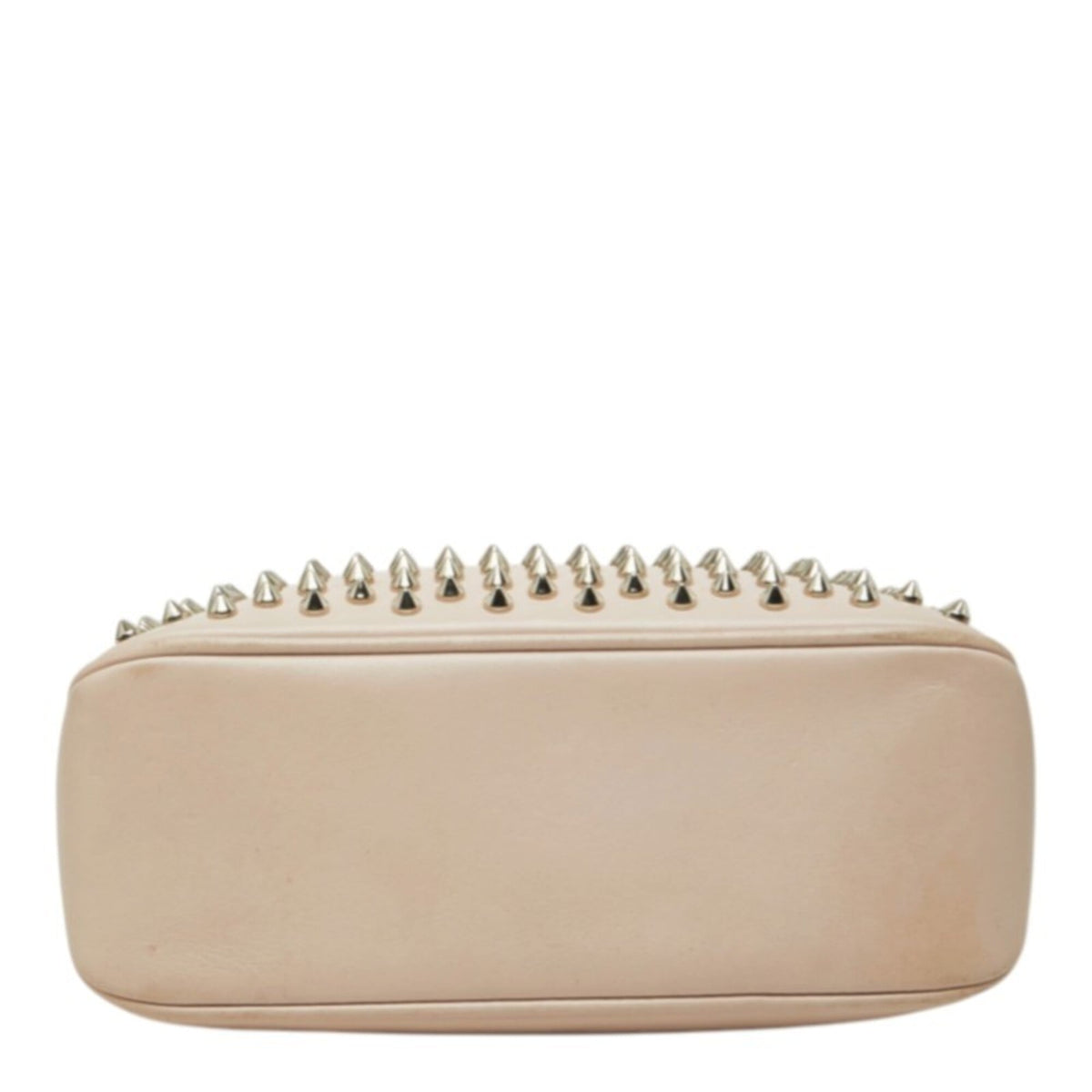 Christian Louboutin Light Pink Leather Metal Shoulder Bag (Pre-Owned)