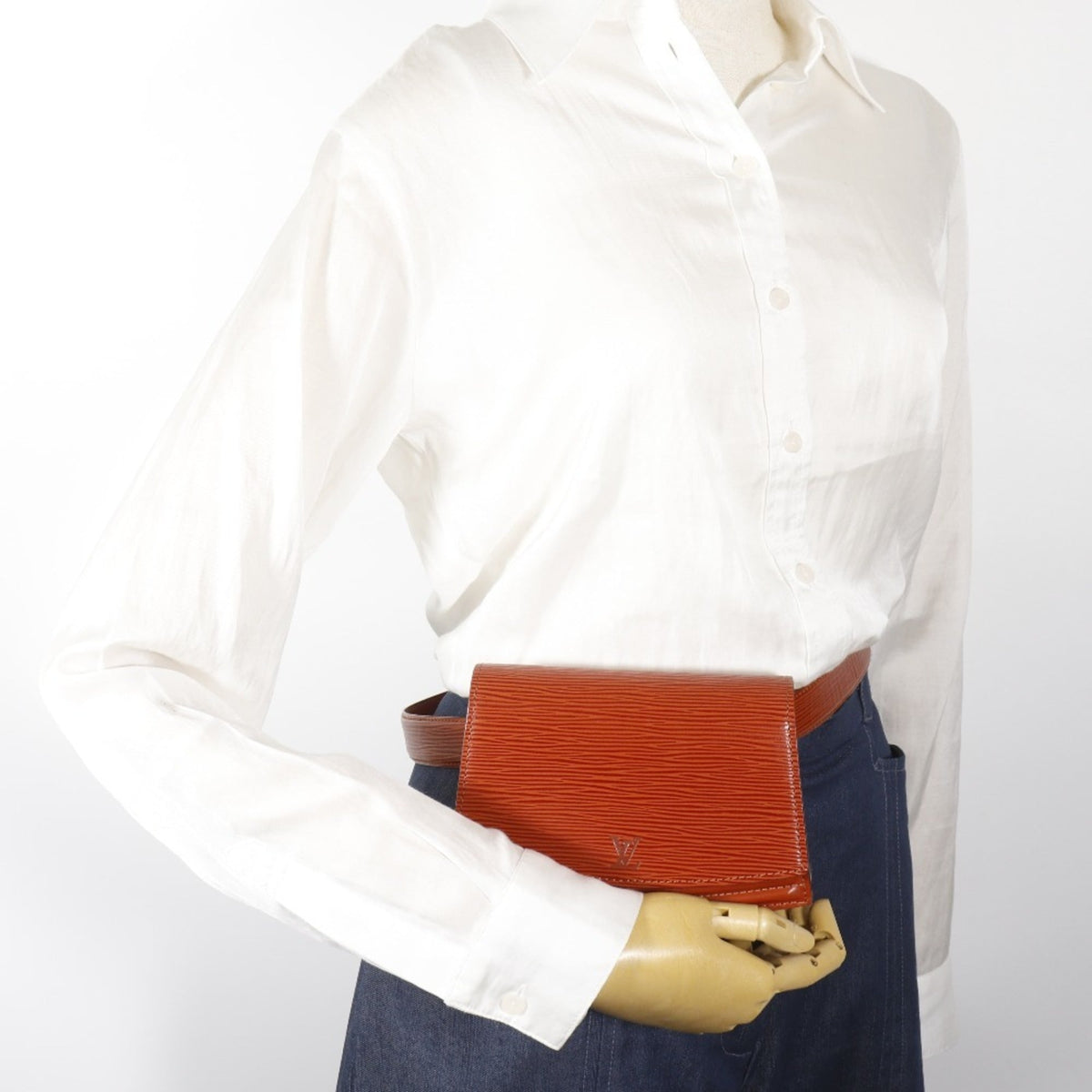 Louis Vuitton Brown Epi Leather Fanny Pack Pochette (Pre-Owned)