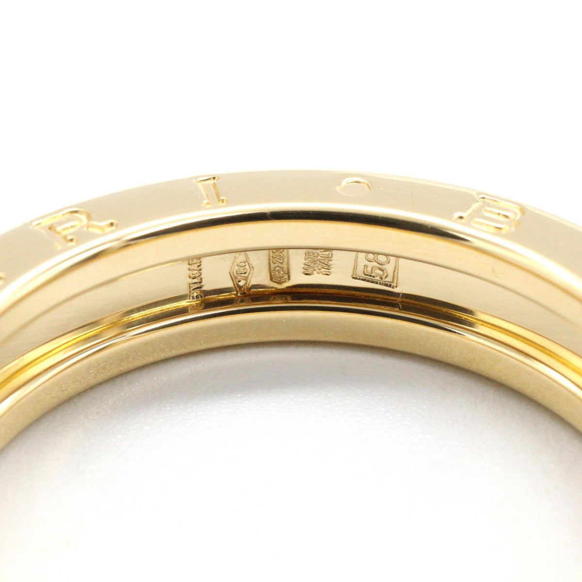 Bvlgari Gold Yellow Gold (18K) Band Ring (Pre-Owned)