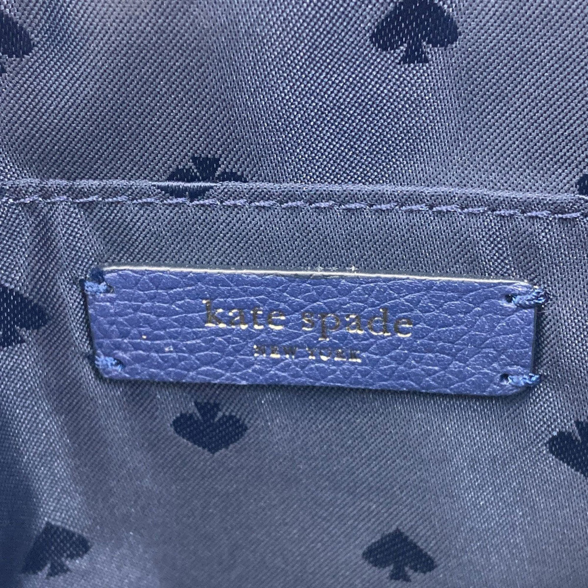 Kate Spade Blue Canvas Leather Shoulder Bag (Pre-Owned)