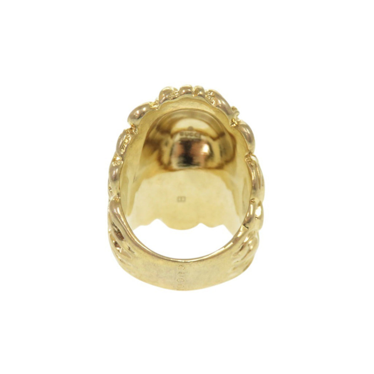 Gucci Gold Metal Band Ring (Pre-Owned)