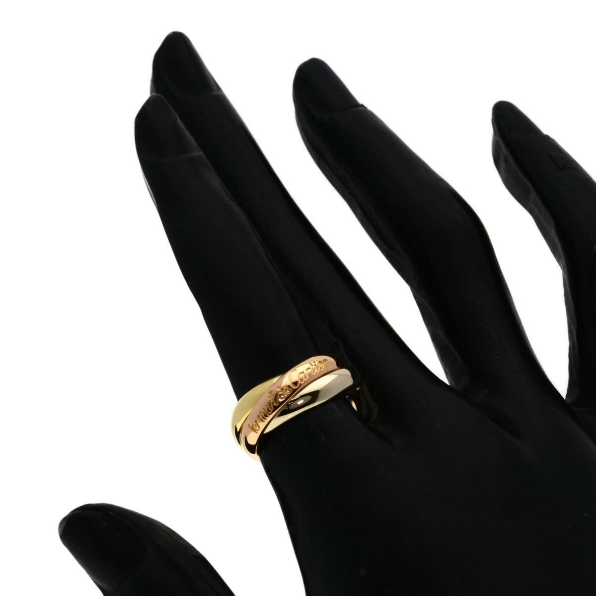 Cartier Trinity Yellow Gold (18K) Pink Gold (18K) White Gold (18K) Band Ring (Pre-Owned)