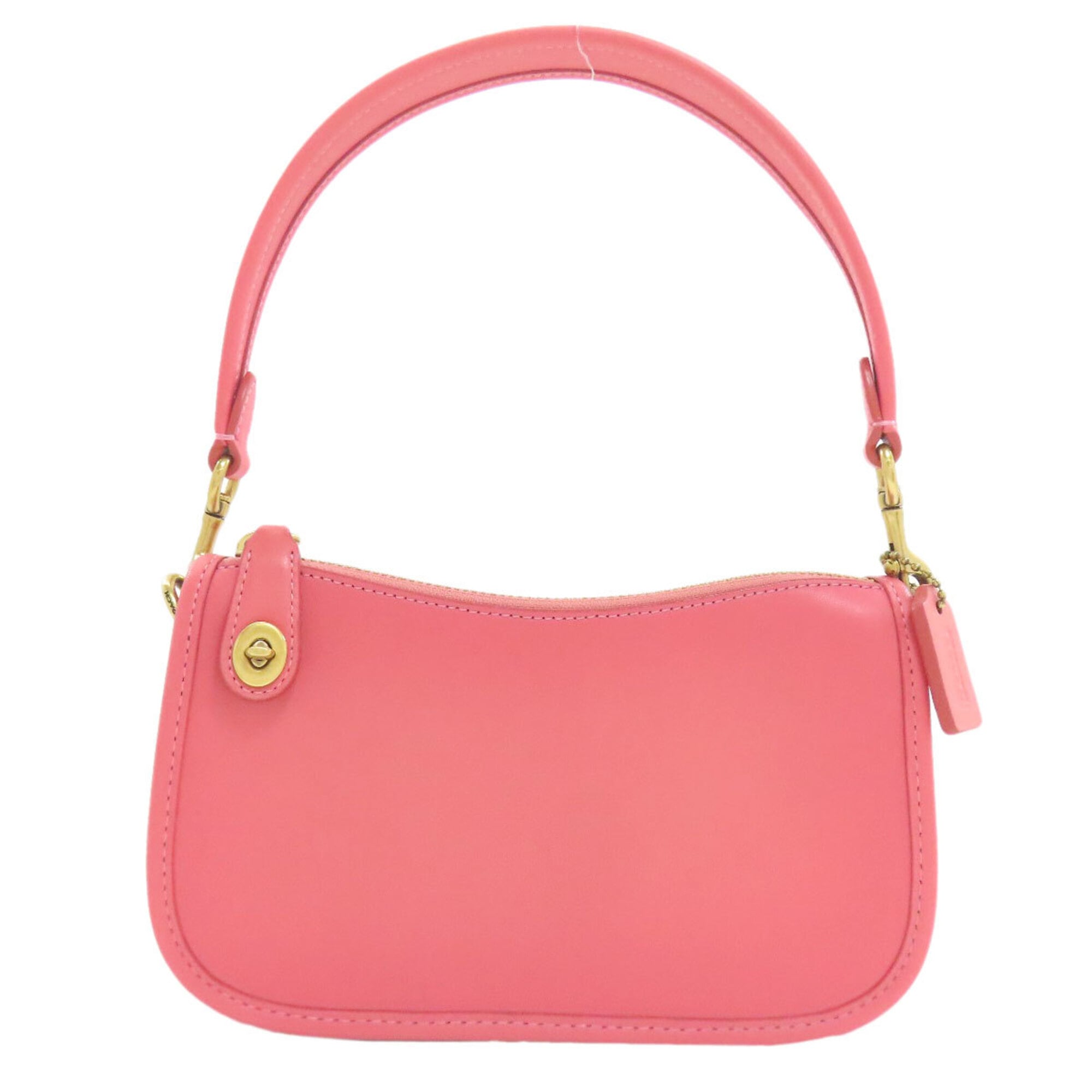 Coach Pink Leather Handbag (Pre-Owned)