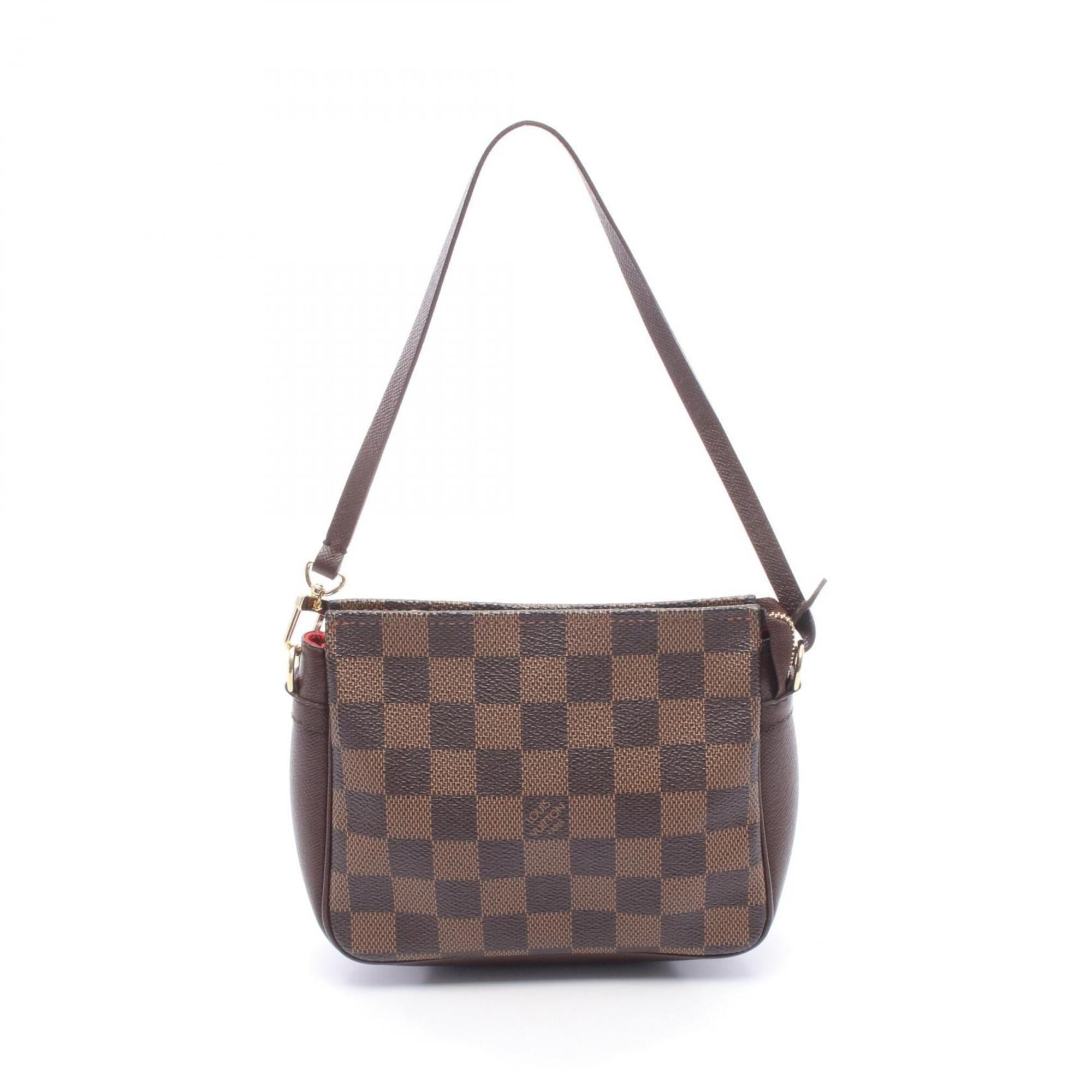 Louis Vuitton Brown Coated Canvas Leather Handbag (Pre-Owned)