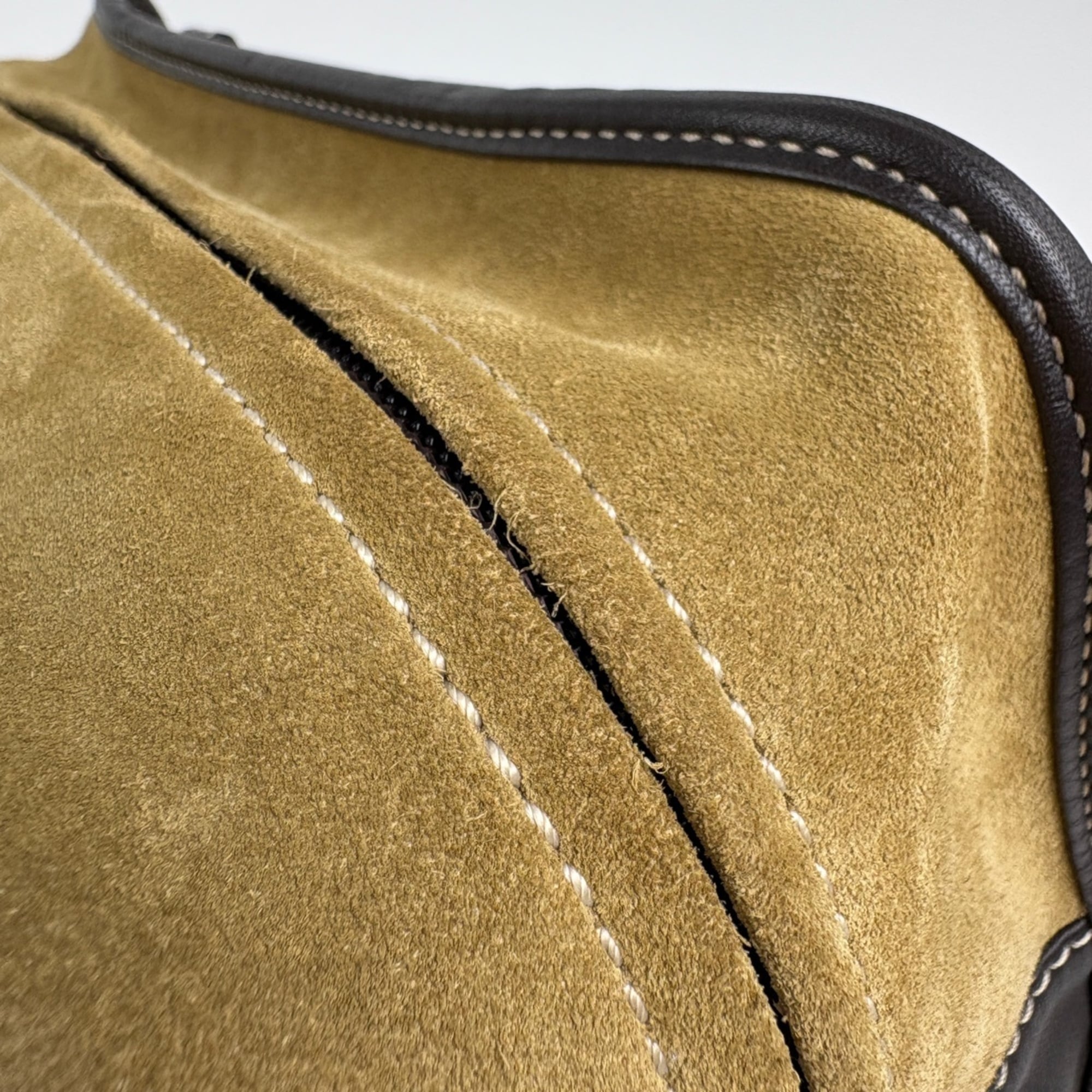Loewe Brown Suede Leather Handbag (Pre-Owned)