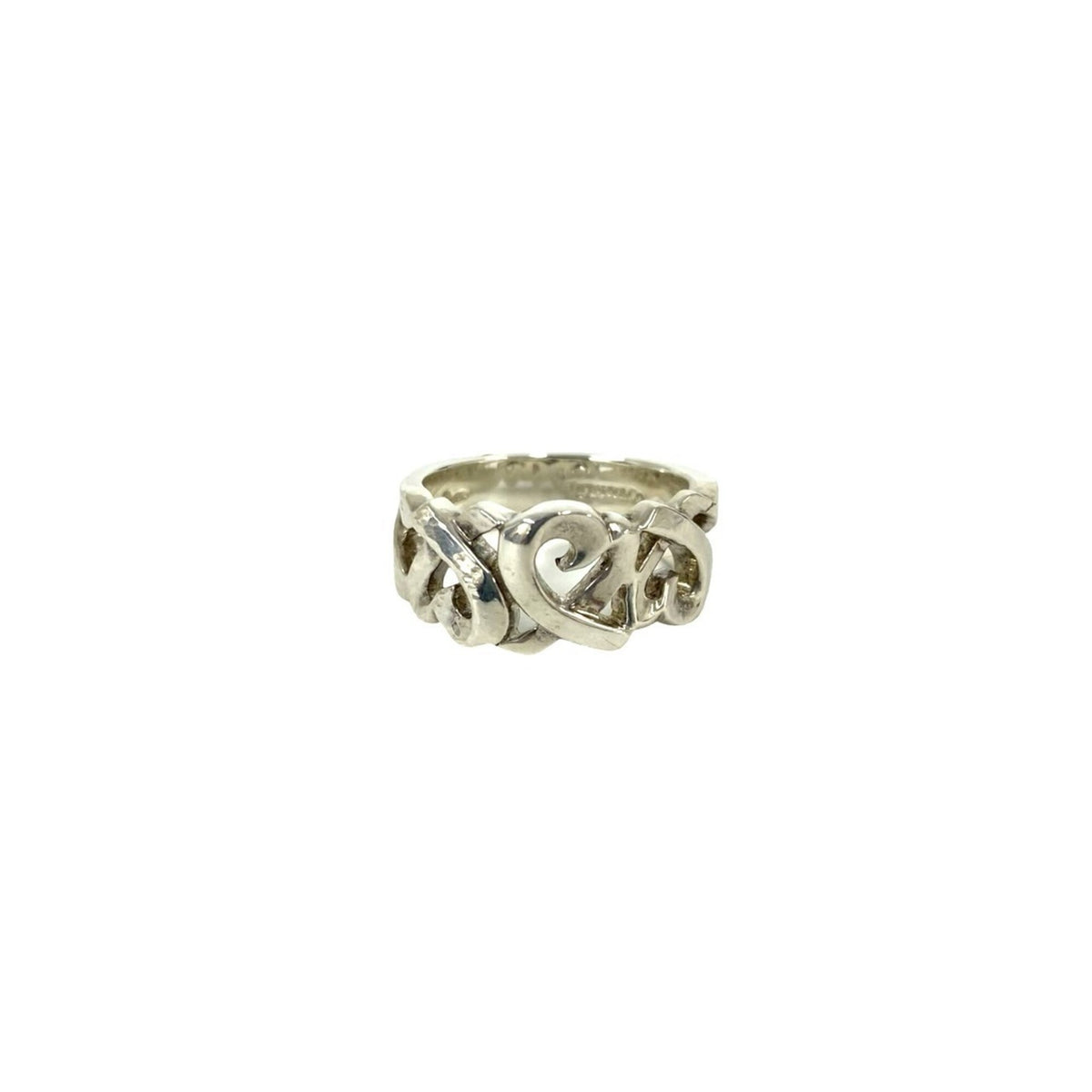Tiffany Silver Silver 925 Band Ring (Pre-Owned)