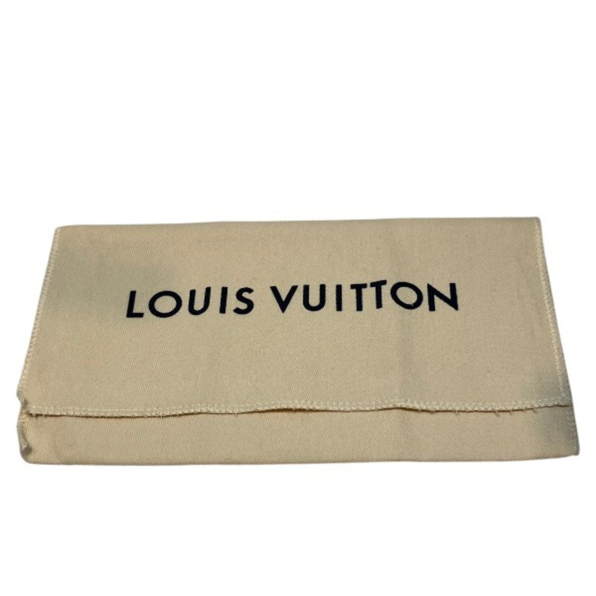 Louis Vuitton Yellow Leather Long Wallet (Bi-Fold) (Pre-Owned)