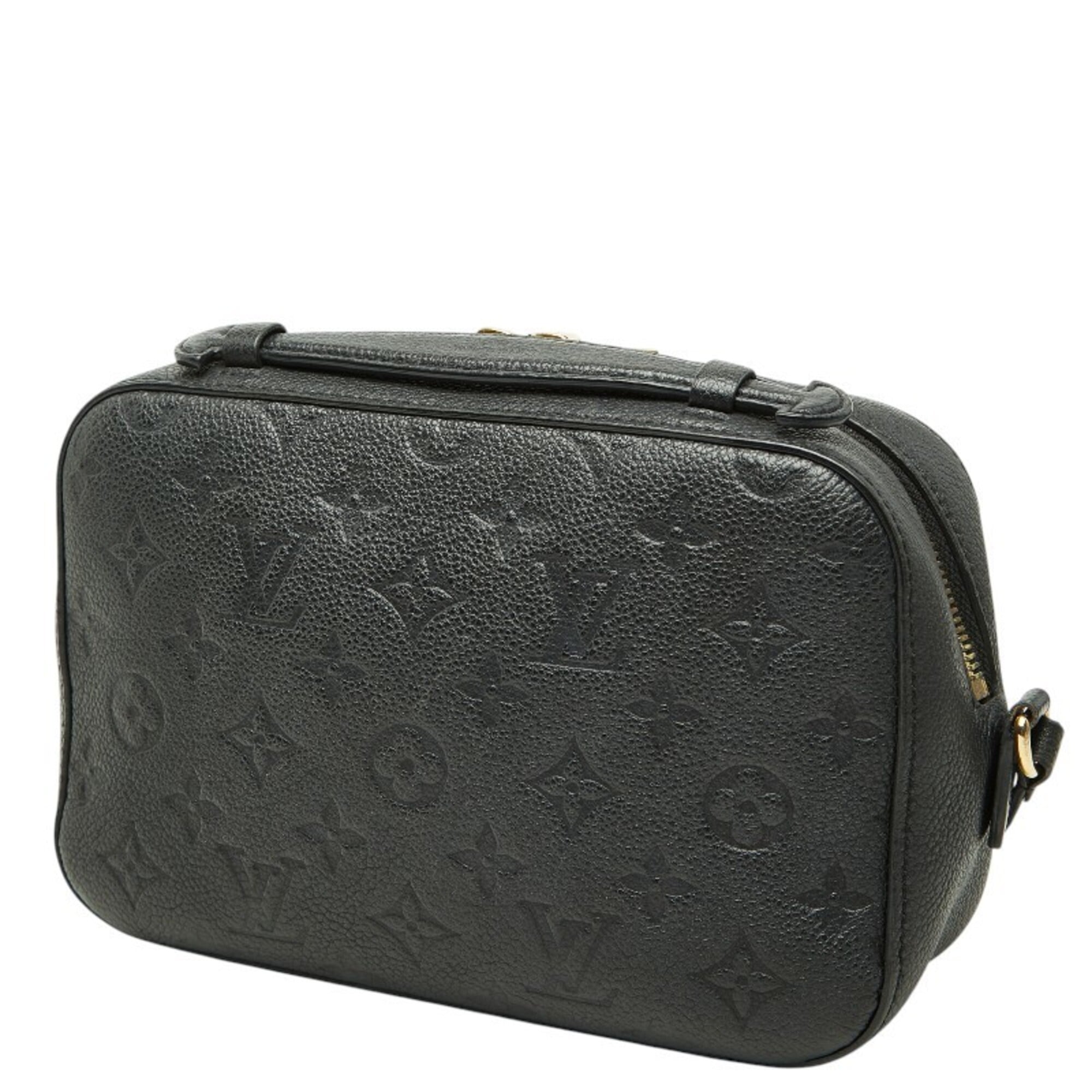 Louis Vuitton Black Noir Leather Shoulder Bag (Pre-Owned)