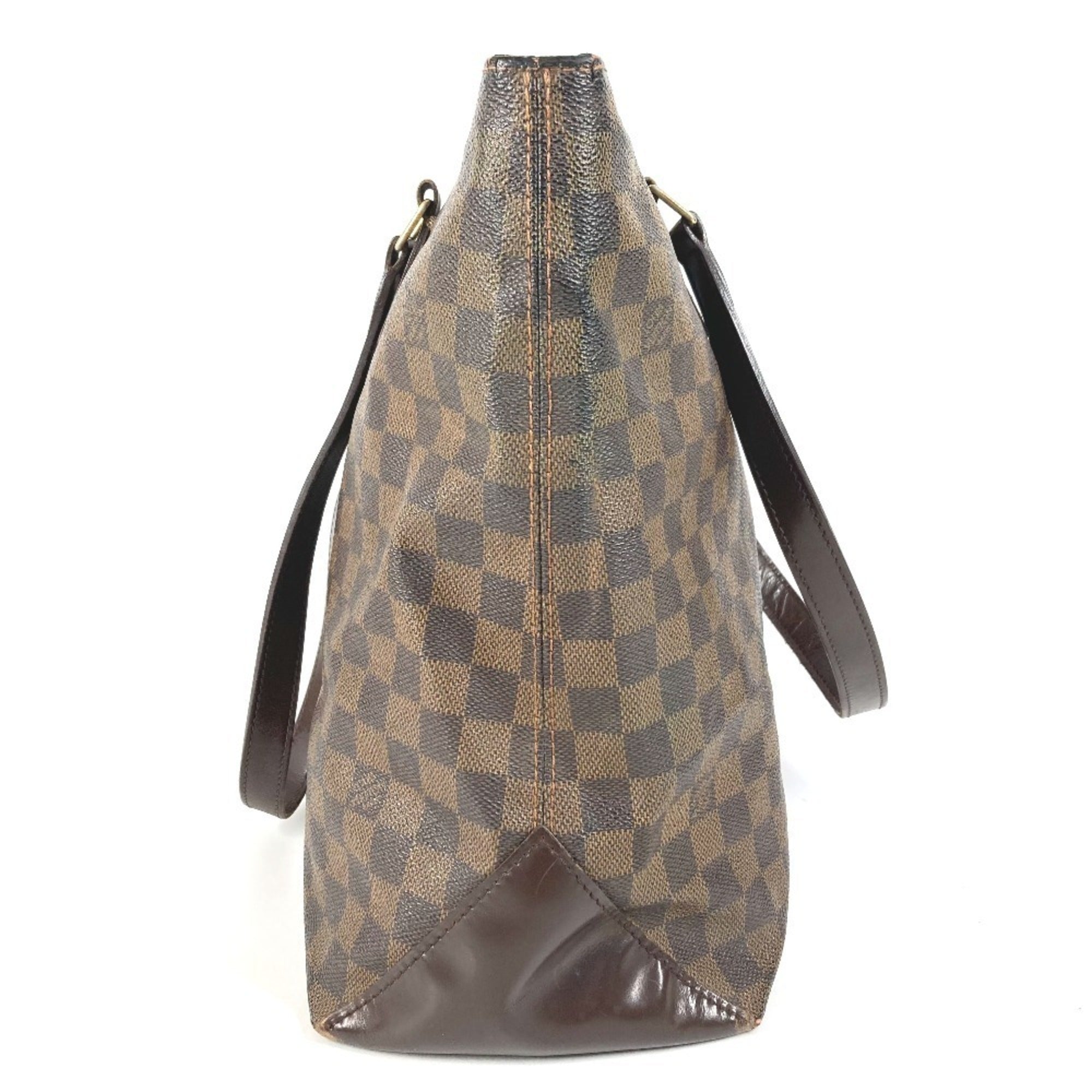 Louis Vuitton Damier Brown Ebene Damier Canvas Shoulder Bag Tote Bag (Pre-Owned)