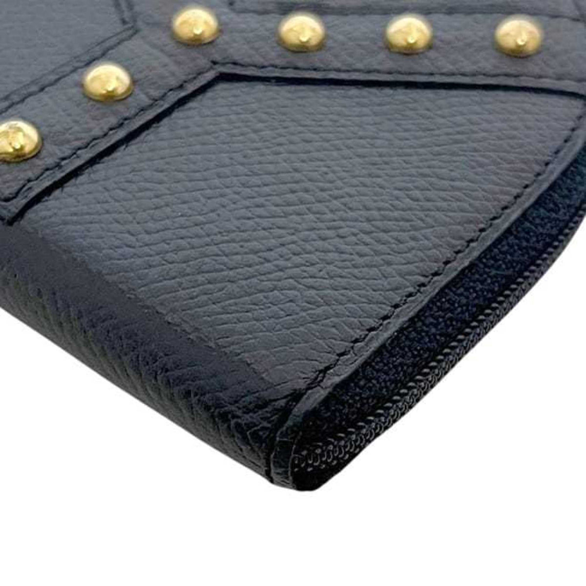 Yves Saint Laurent Black Leather Coin Purse/Coin Case (Pre-Owned)