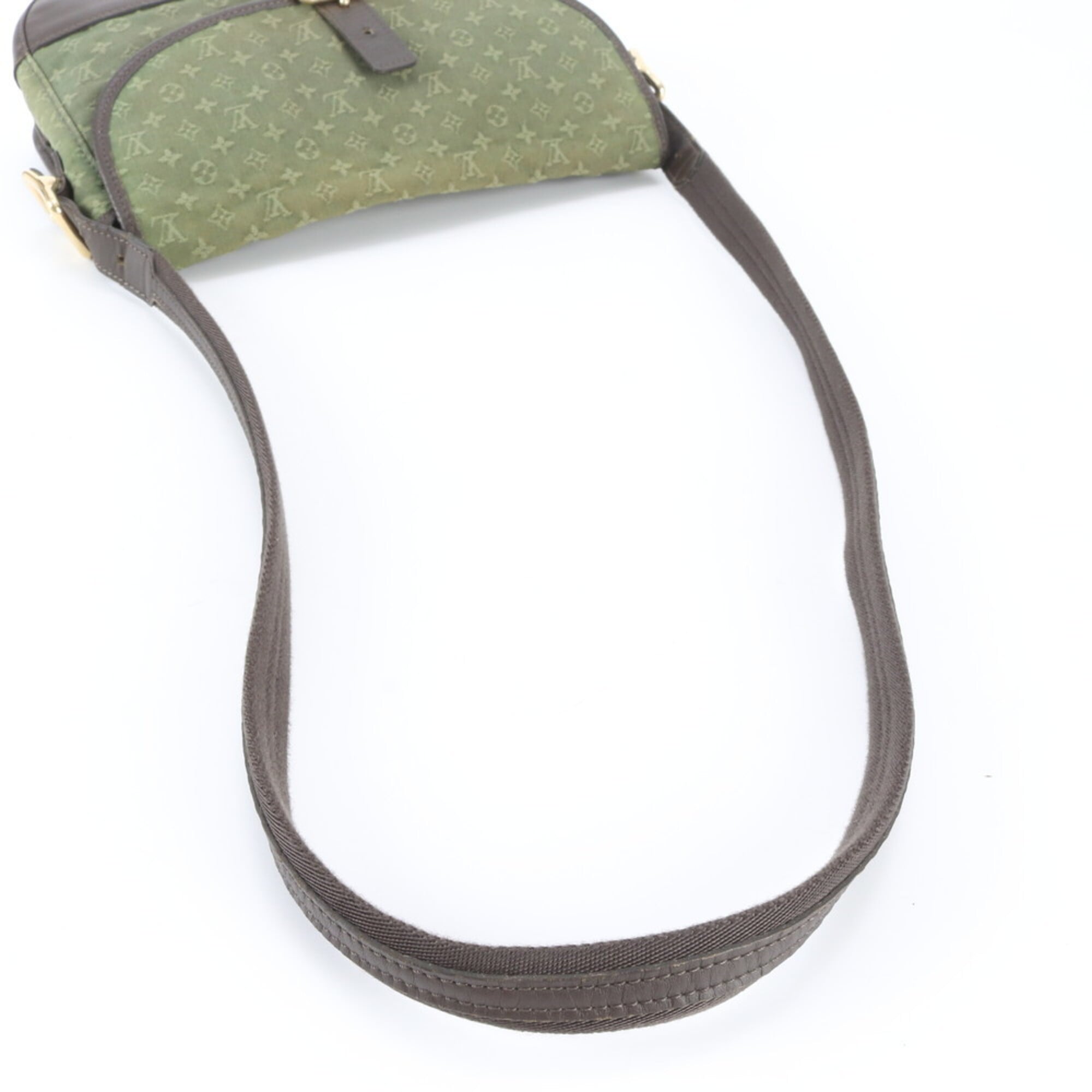 Louis Vuitton Tst Khaki Canvas Leather Shoulder Bag (Pre-Owned)