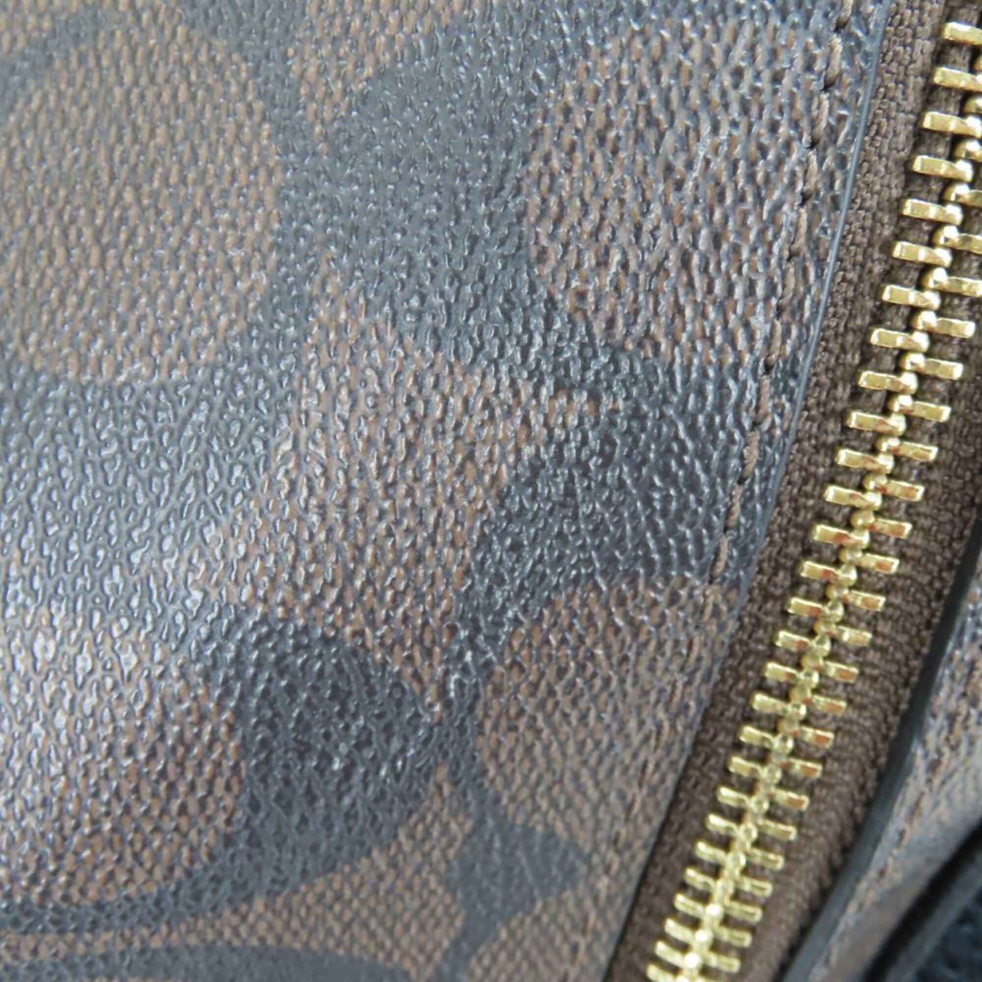 Coach Signature Black Dark Brown Pvc Leather Backpack (Pre-Owned)