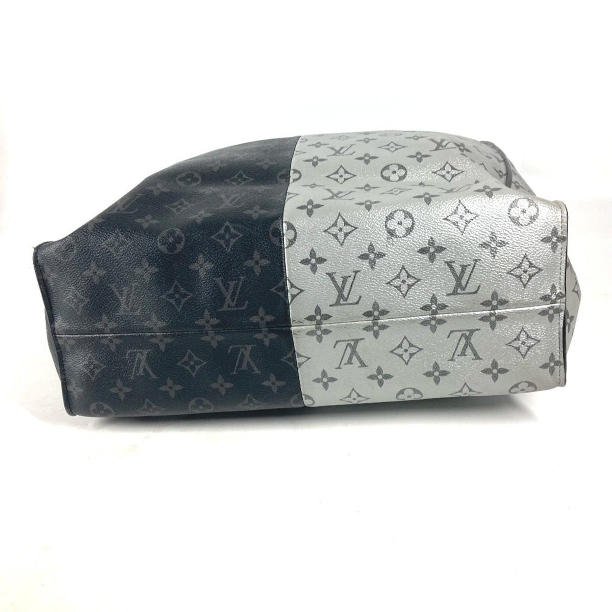 Louis Vuitton Black Silver Monogram Eclipse Handbag Tote Bag (Pre-Owned)