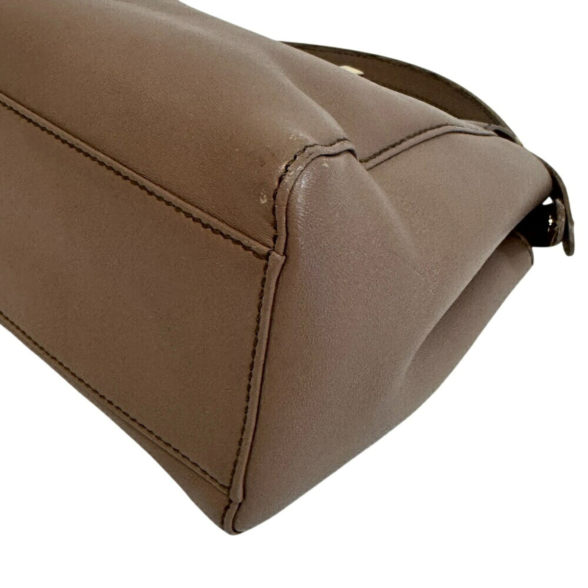 Fendi Brown Leather Handbag (Pre-Owned)