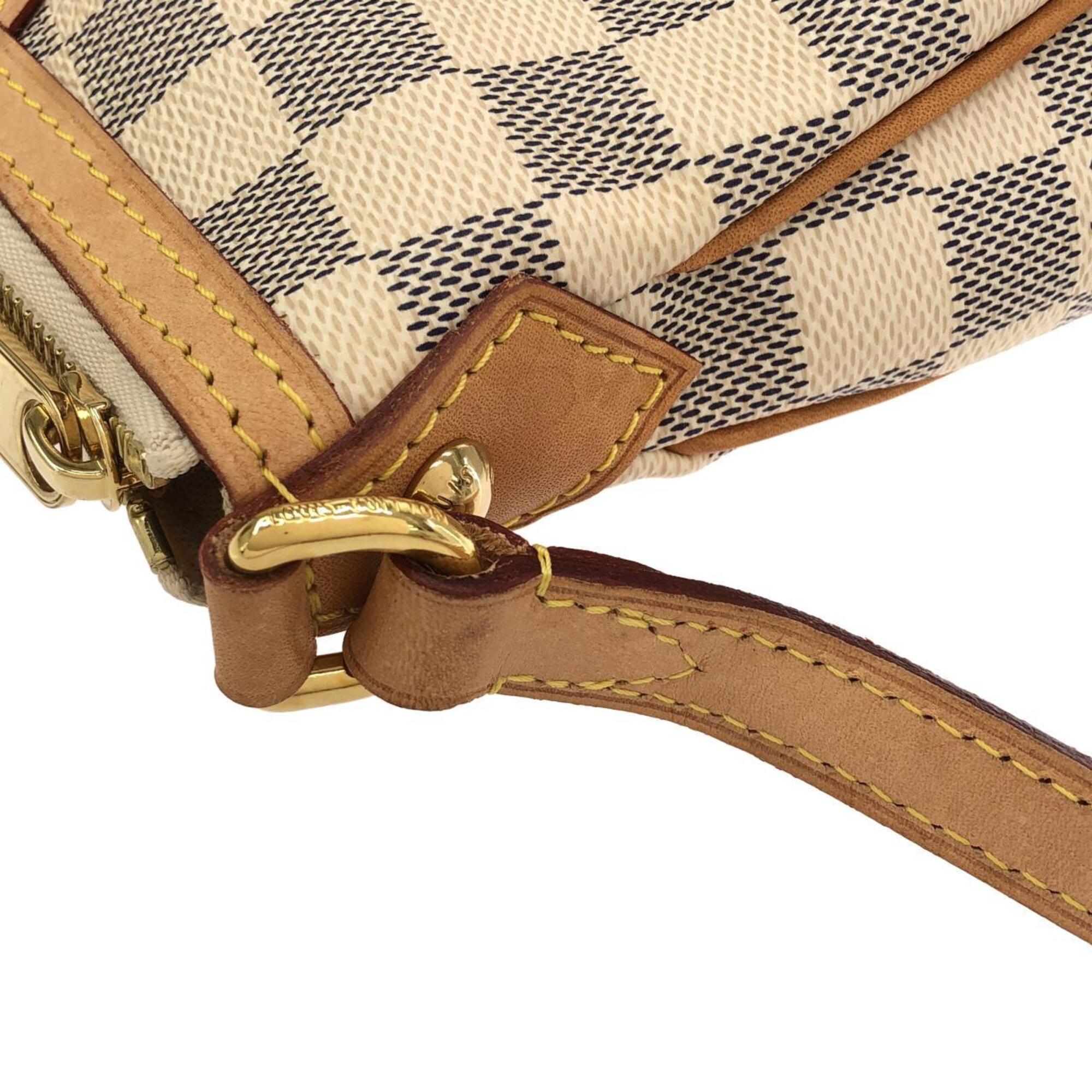 Louis Vuitton Damier Azur Azur Coated Canvas Shoulder Bag (Pre-Owned)