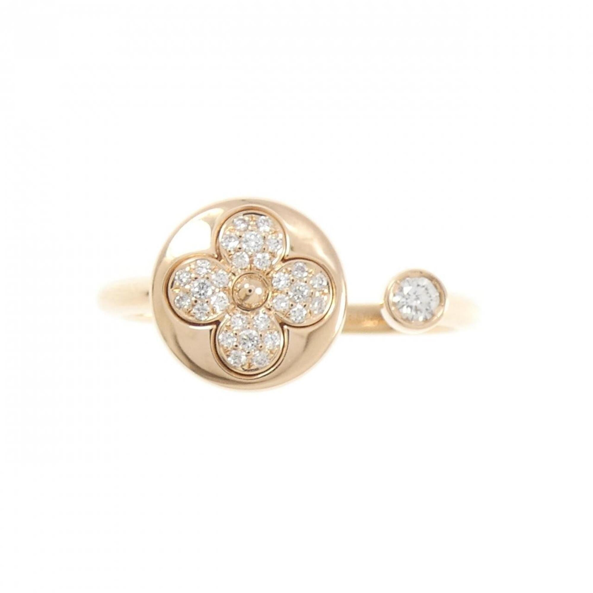 Louis Vuitton Pink Gold (18K) Band Ring (Pre-Owned)