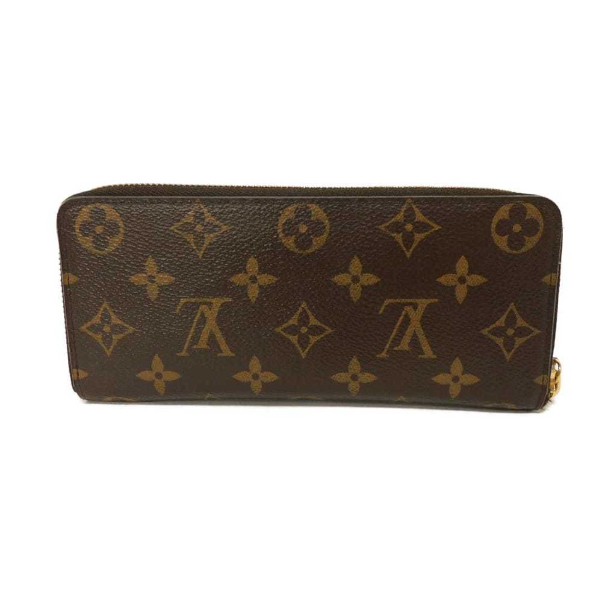 Louis Vuitton Brown Monogram Pink Rose Ballerine Monogram Canvas Leather Long Wallet (Bi-Fold) (Pre-Owned)
