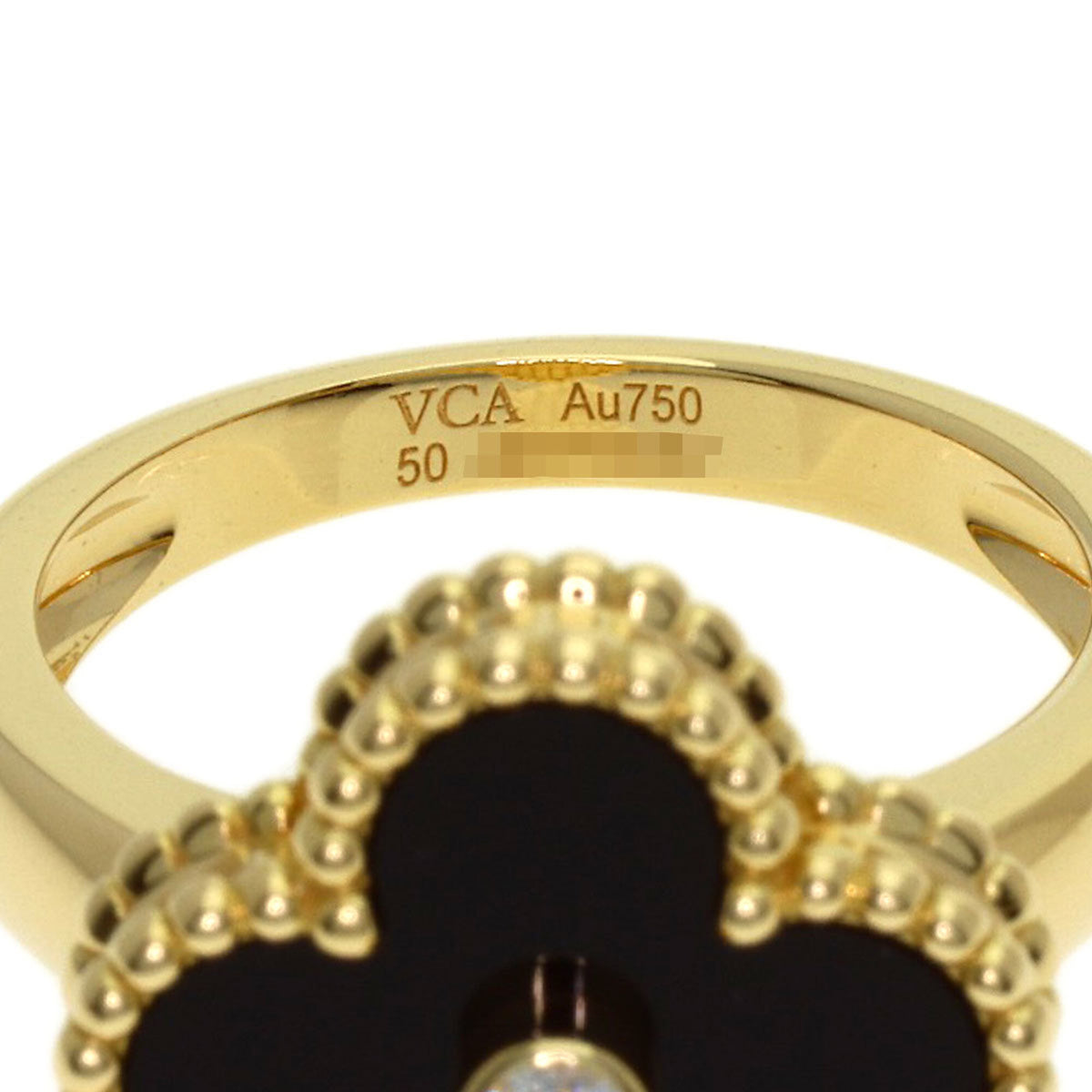 Van Cleef & Arpels Yellow Gold Yellow Gold (18K) Band Ring (Pre-Owned)