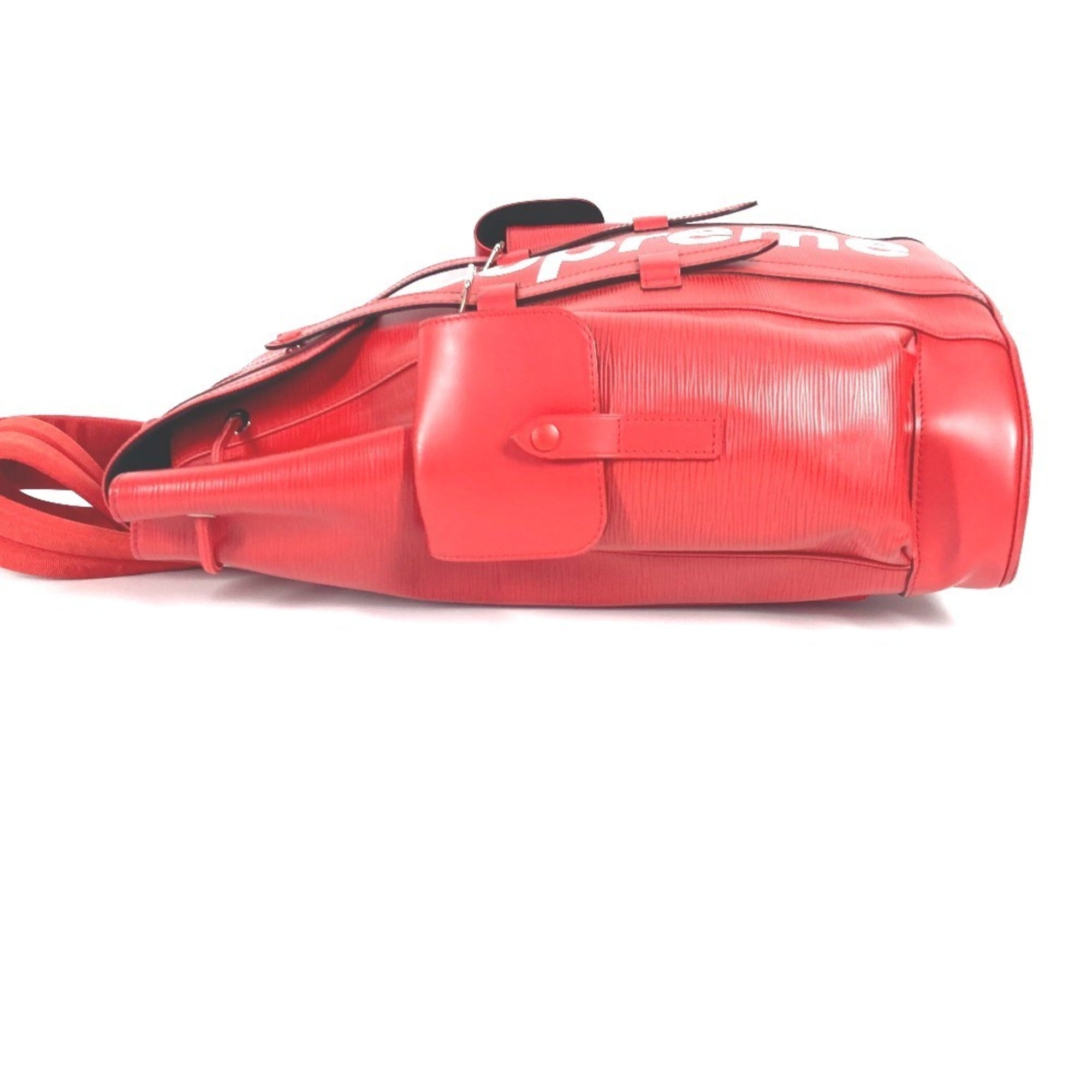 Louis Vuitton Epi Red Color White Epi Leather Backpack (Pre-Owned)
