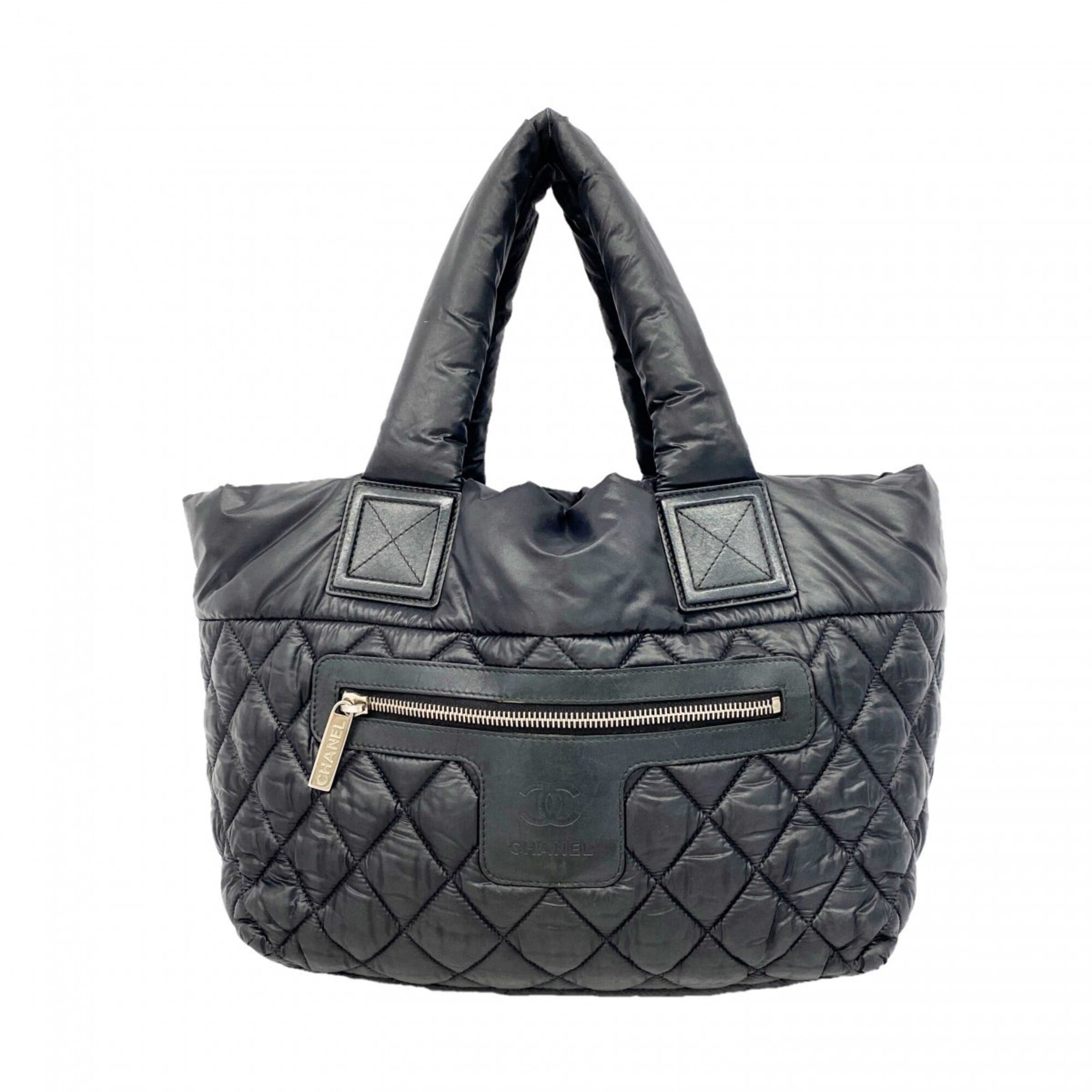 Chanel Black Nylon Tote Bag (Pre-Owned)