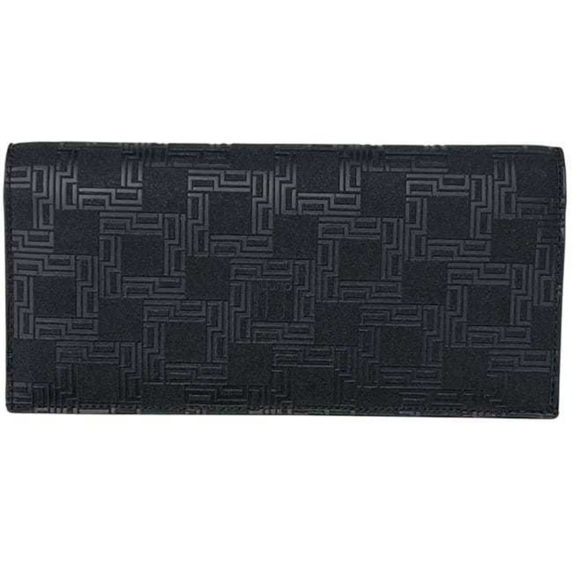 Dunhill Black Leather Long Wallet (Bi-Fold) (Pre-Owned)
