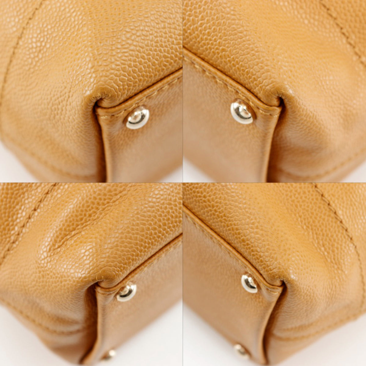Chanel Brown Grained Calfskin Tote Bag (Pre-Owned)