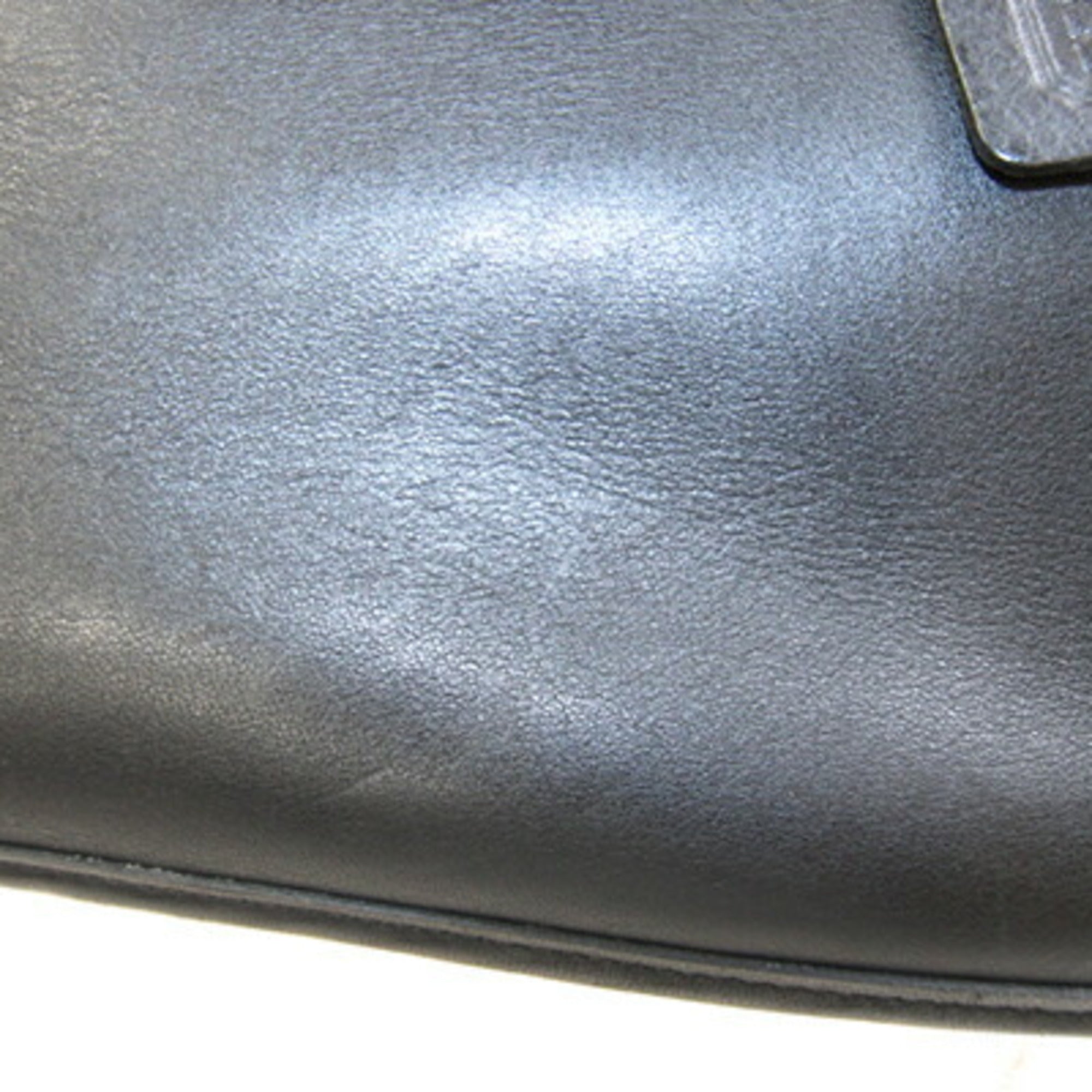 Coach Black Leather Handbag (Pre-Owned)