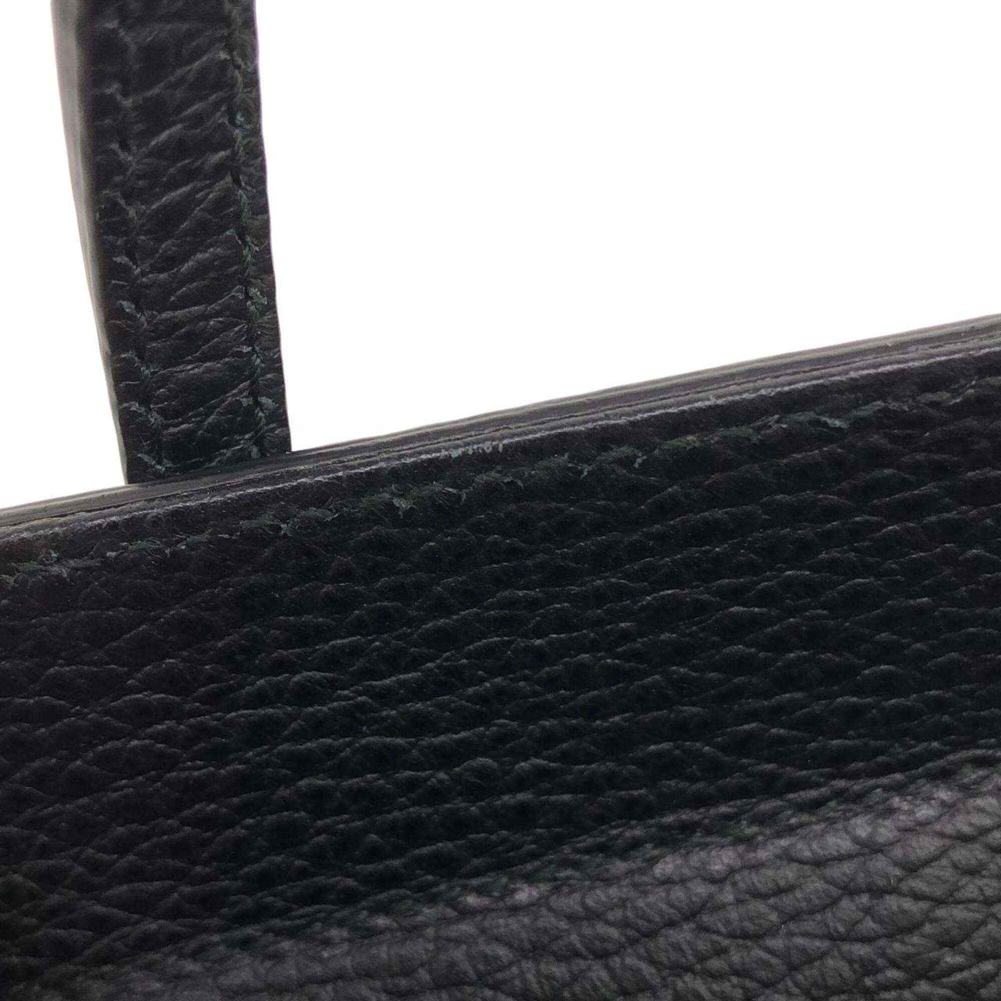 Gucci Black Leather Handbag (Pre-Owned)