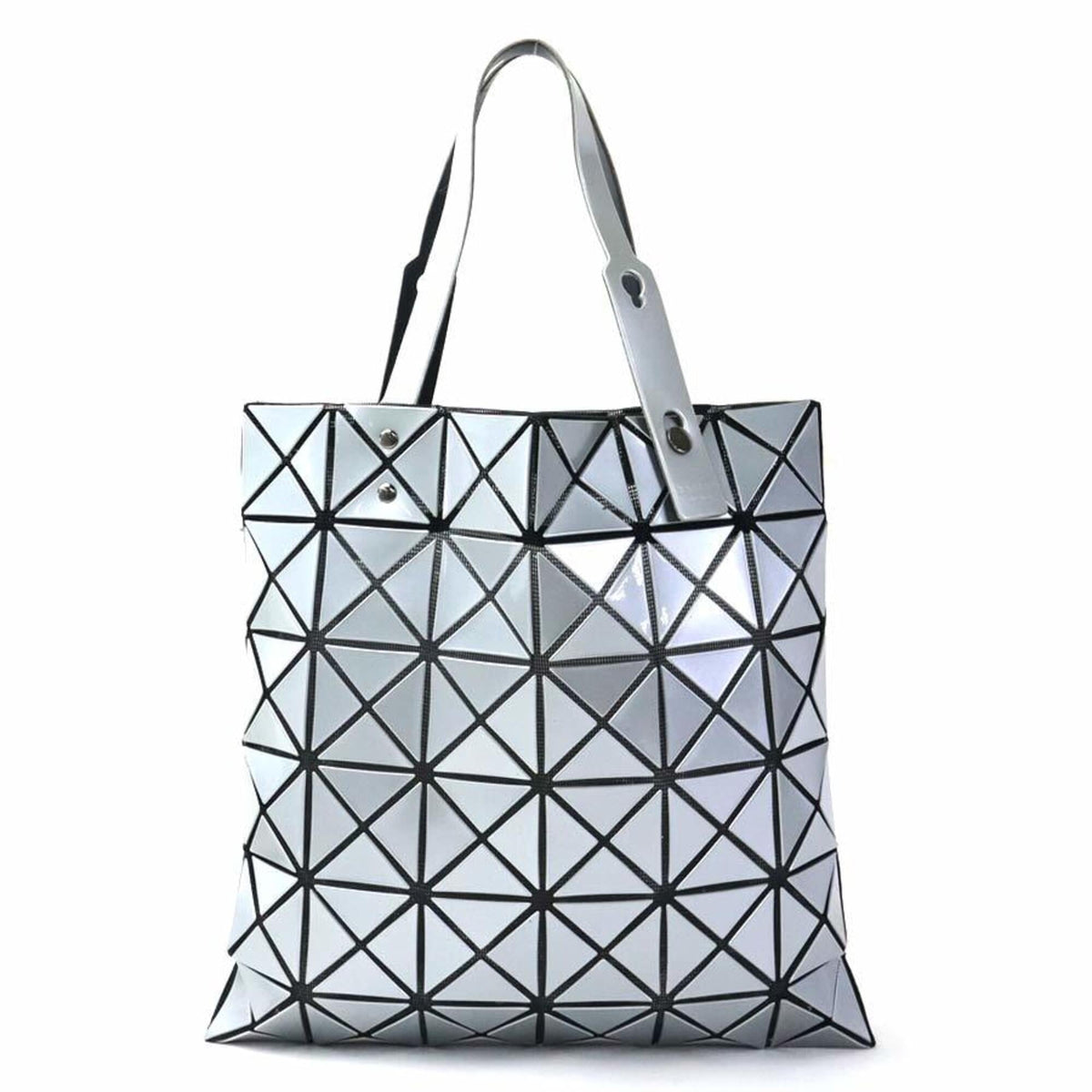 Issey Miyake Gray Pvc Handbag (Pre-Owned)