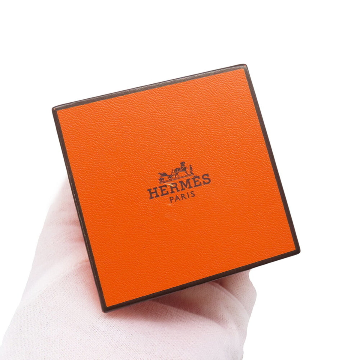 Hermes Silver 925 Band Ring (Pre-Owned)