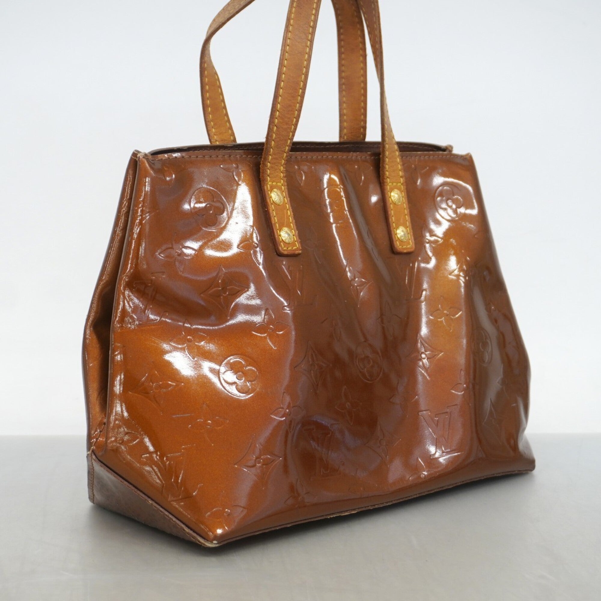 Louis Vuitton Bronze Handbag (Pre-Owned)