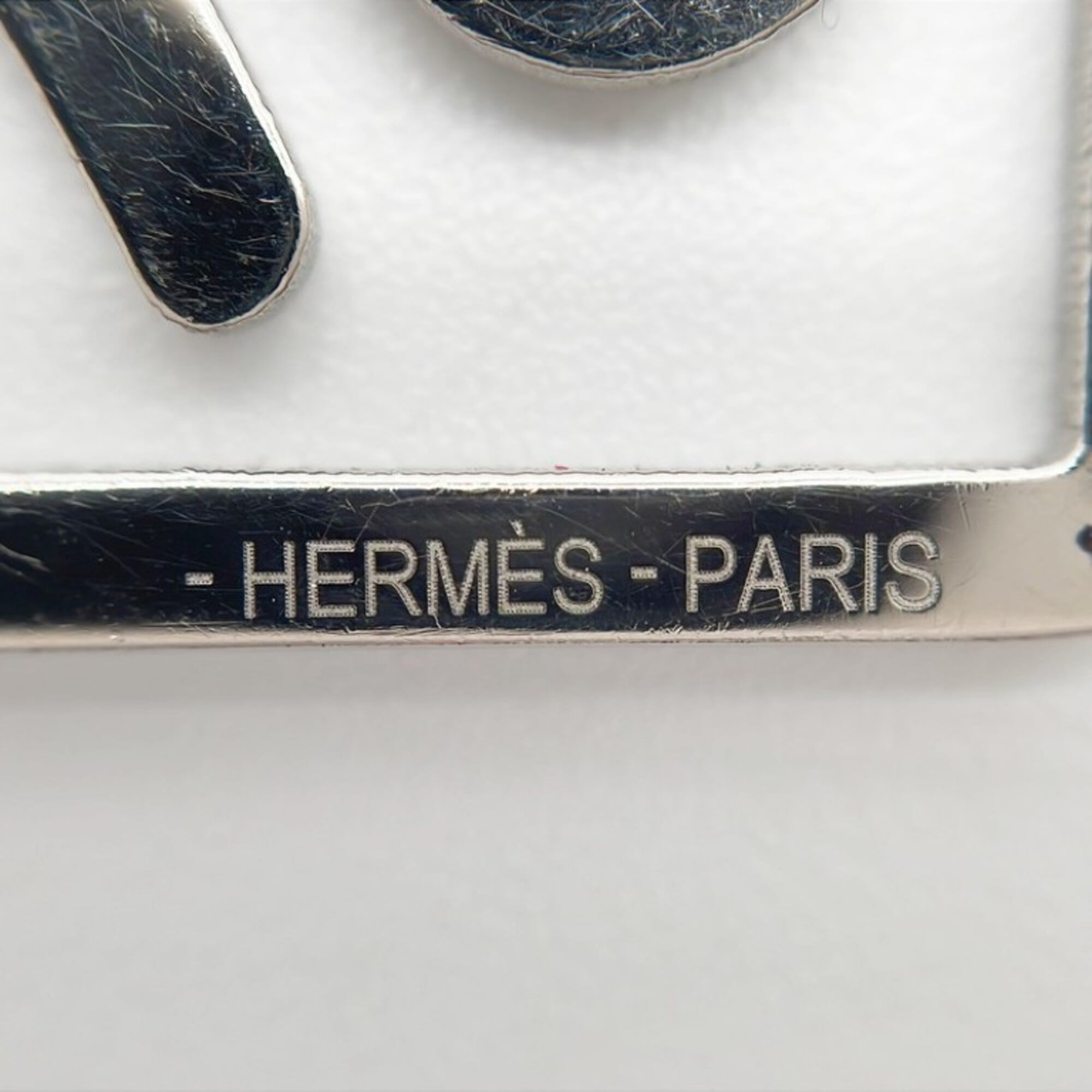 Hermes Silver Metal Money Clip (Pre-Owned)