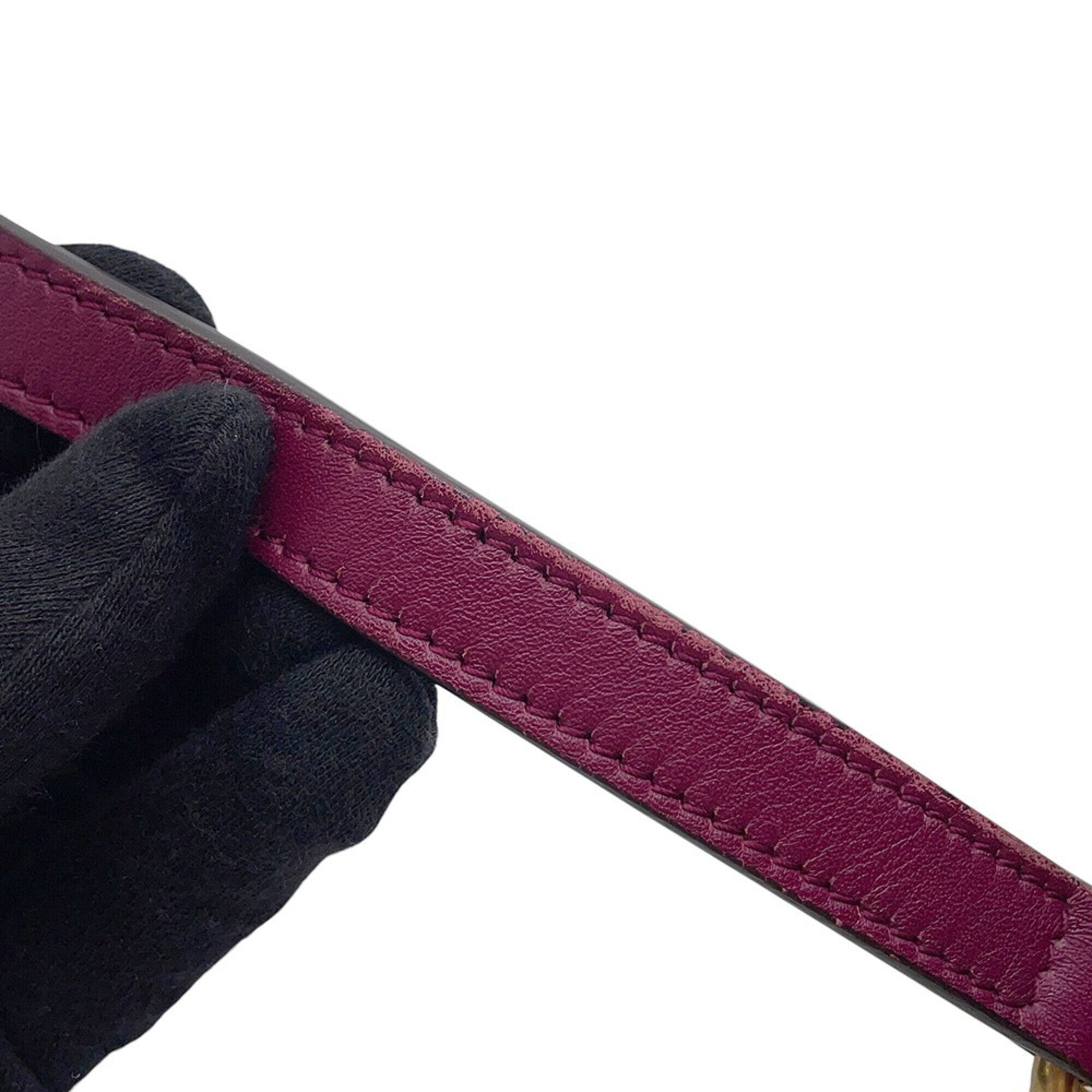 Gucci Gg Marmont Purple Velvet Handbag Shoulder Bag (Pre-Owned)