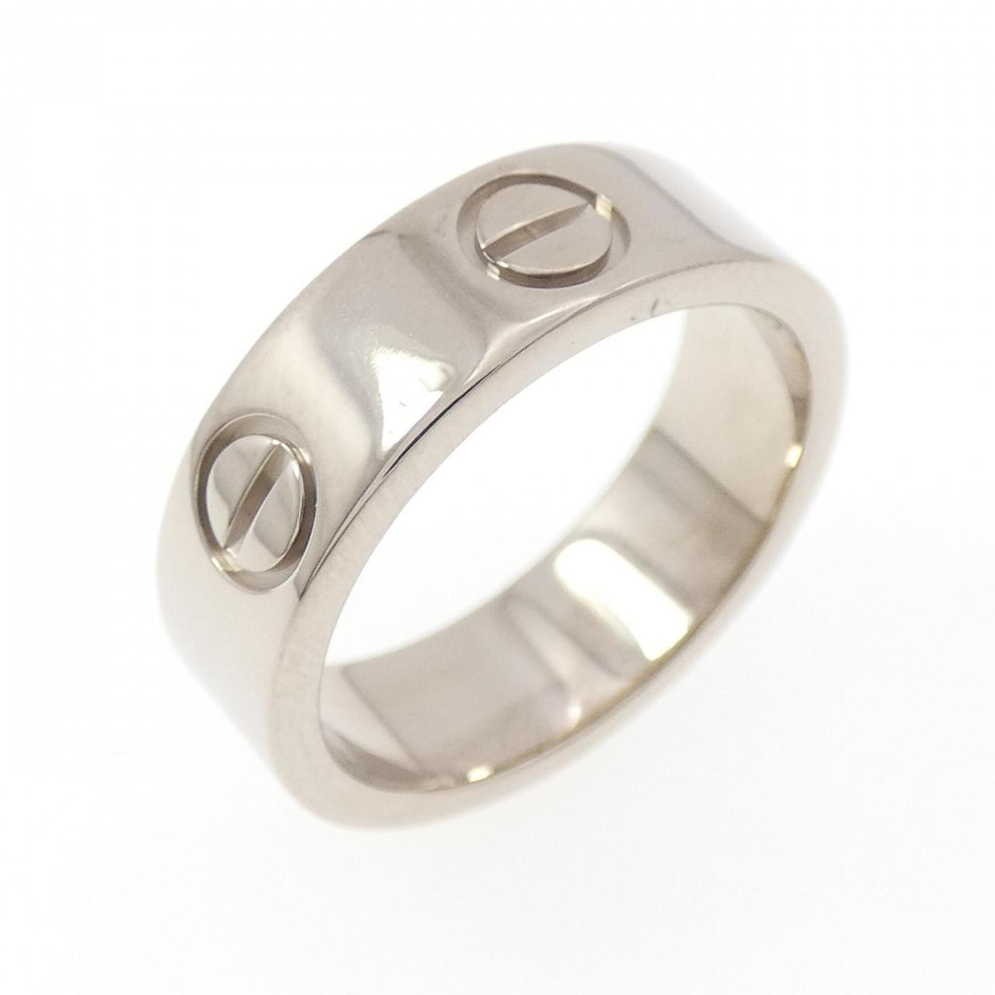 Cartier Love White Gold (18K) Band Ring (Pre-Owned)
