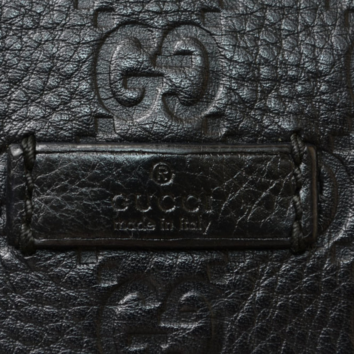 Gucci Black Leather Shoulder Bag (Pre-Owned)