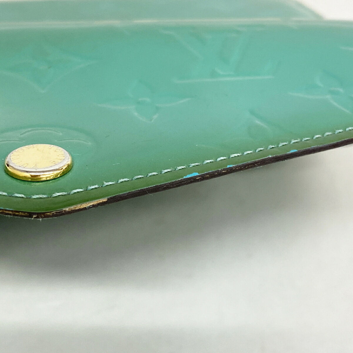 Louis Vuitton Green Long Wallet (Bi-Fold) (Pre-Owned)