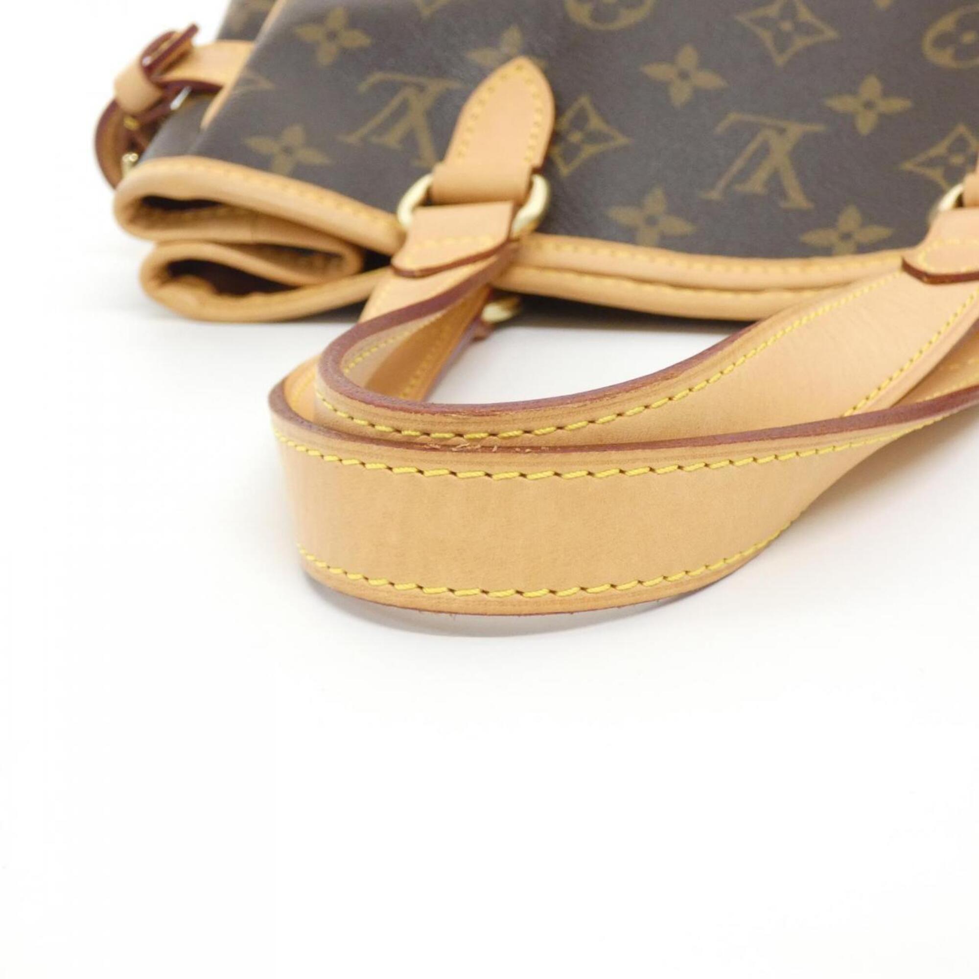Louis Vuitton Monogram Marron Coated Canvas Handbag (Pre-Owned)