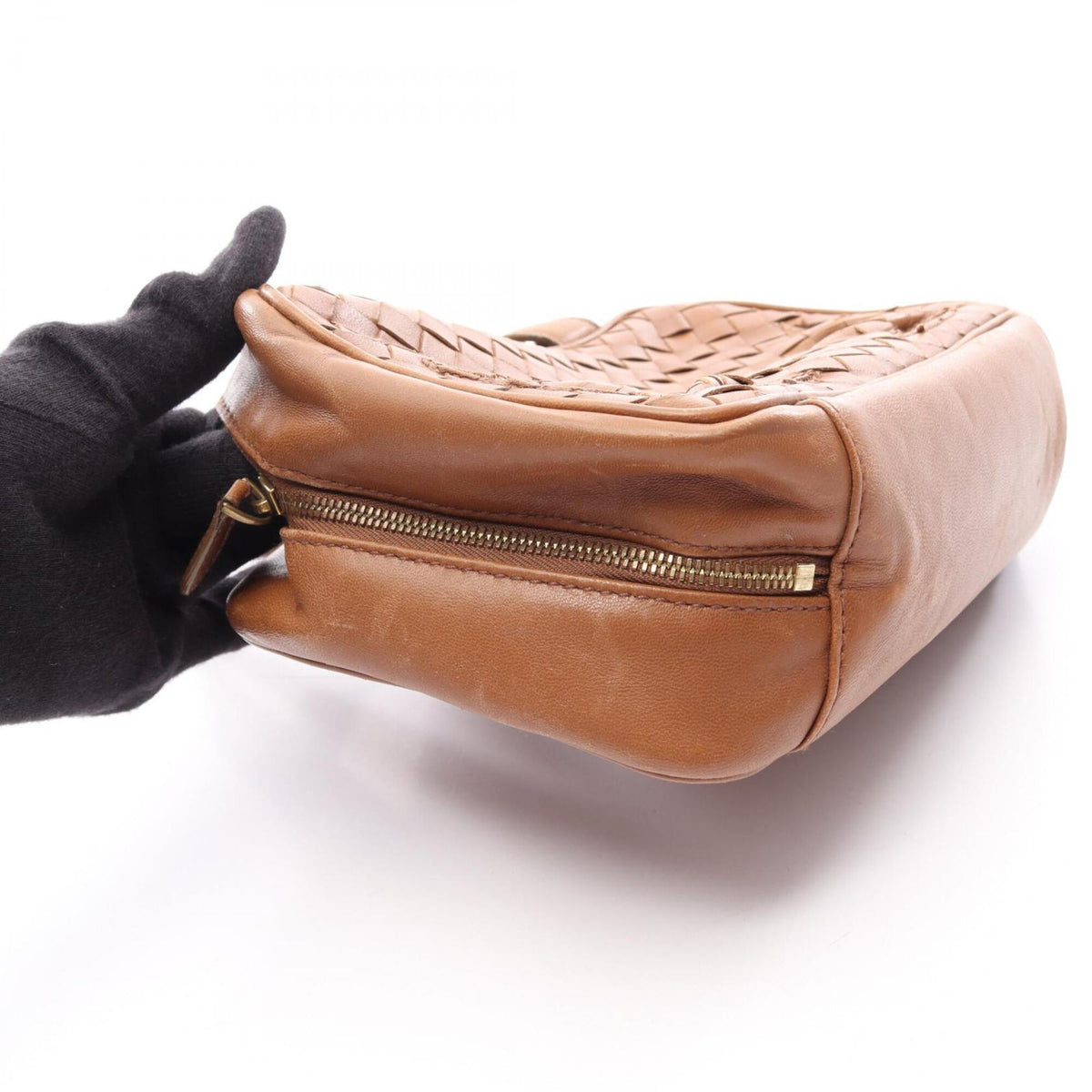 Bottega Veneta Brown Leather Handbag (Pre-Owned)