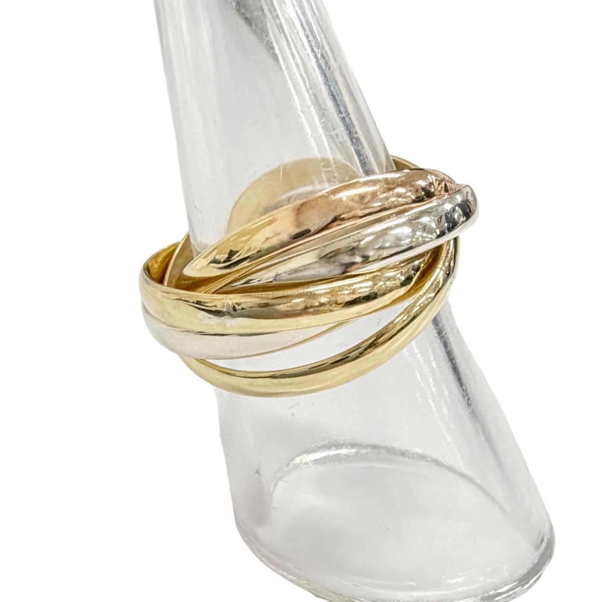 Cartier Pink Gold White Gold Yellow Gold Yellow Gold (18K) Pink Gold (18K) White Gold (18K) Band Ring (Pre-Owned)