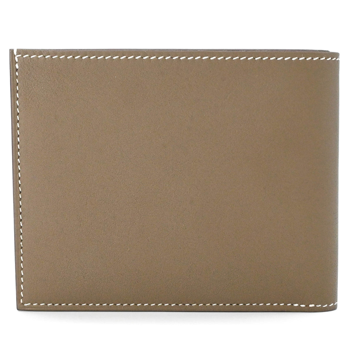 Hermes Etoupe Gray Grayish Epsom Leather Wallet (Bi-Fold) (Pre-Owned)