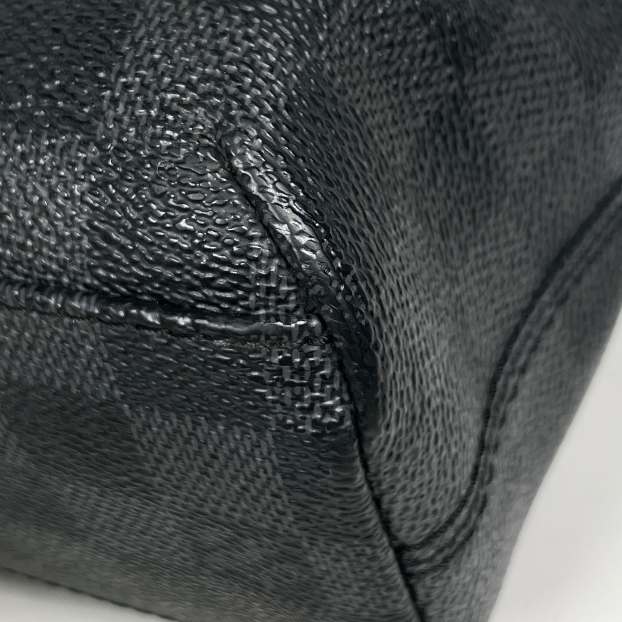 Louis Vuitton Black Damier Graphite Shoulder Bag (Pre-Owned)