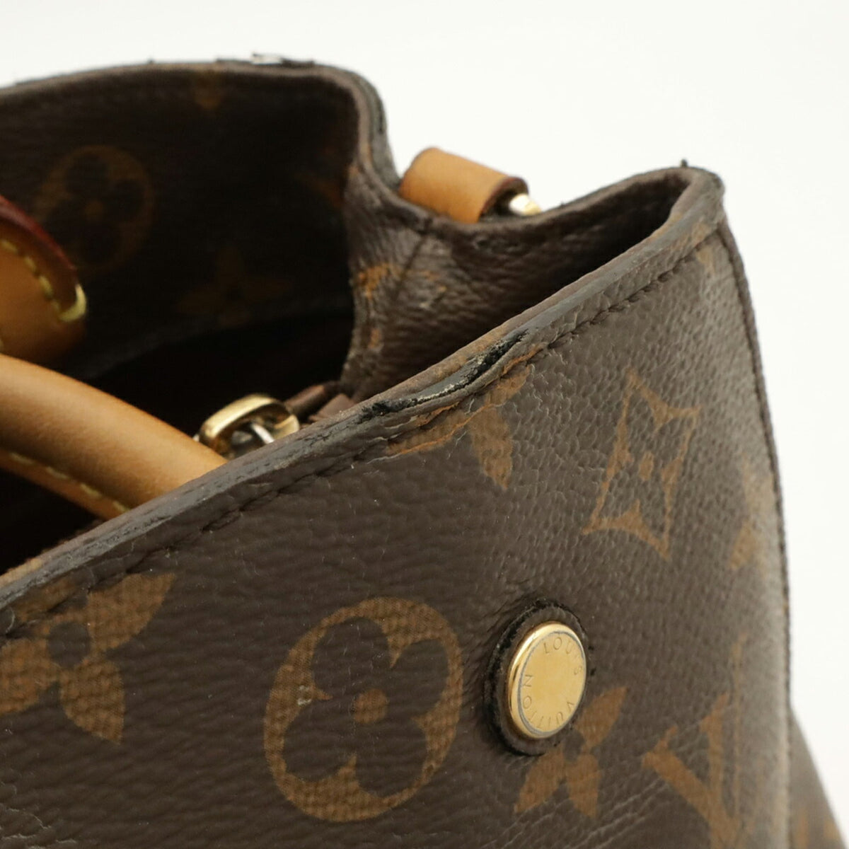 Louis Vuitton Brown Galle Monogram Monogram Handbag Shoulder Bag (Pre-Owned)