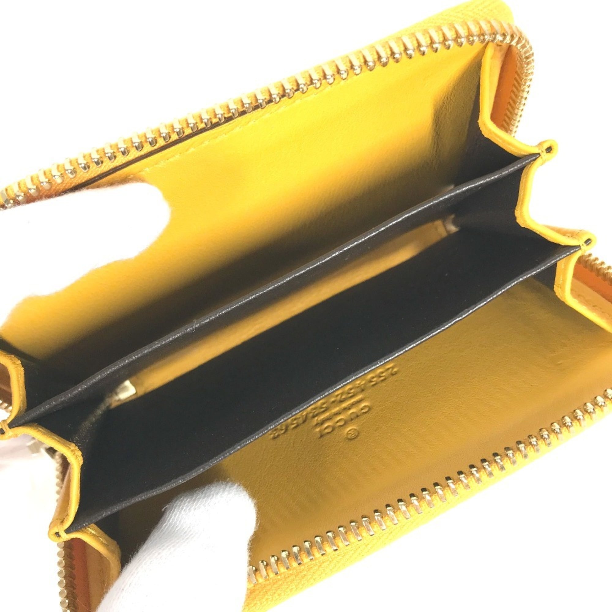 Gucci Yellow Long Wallet (Bi-Fold) (Pre-Owned)