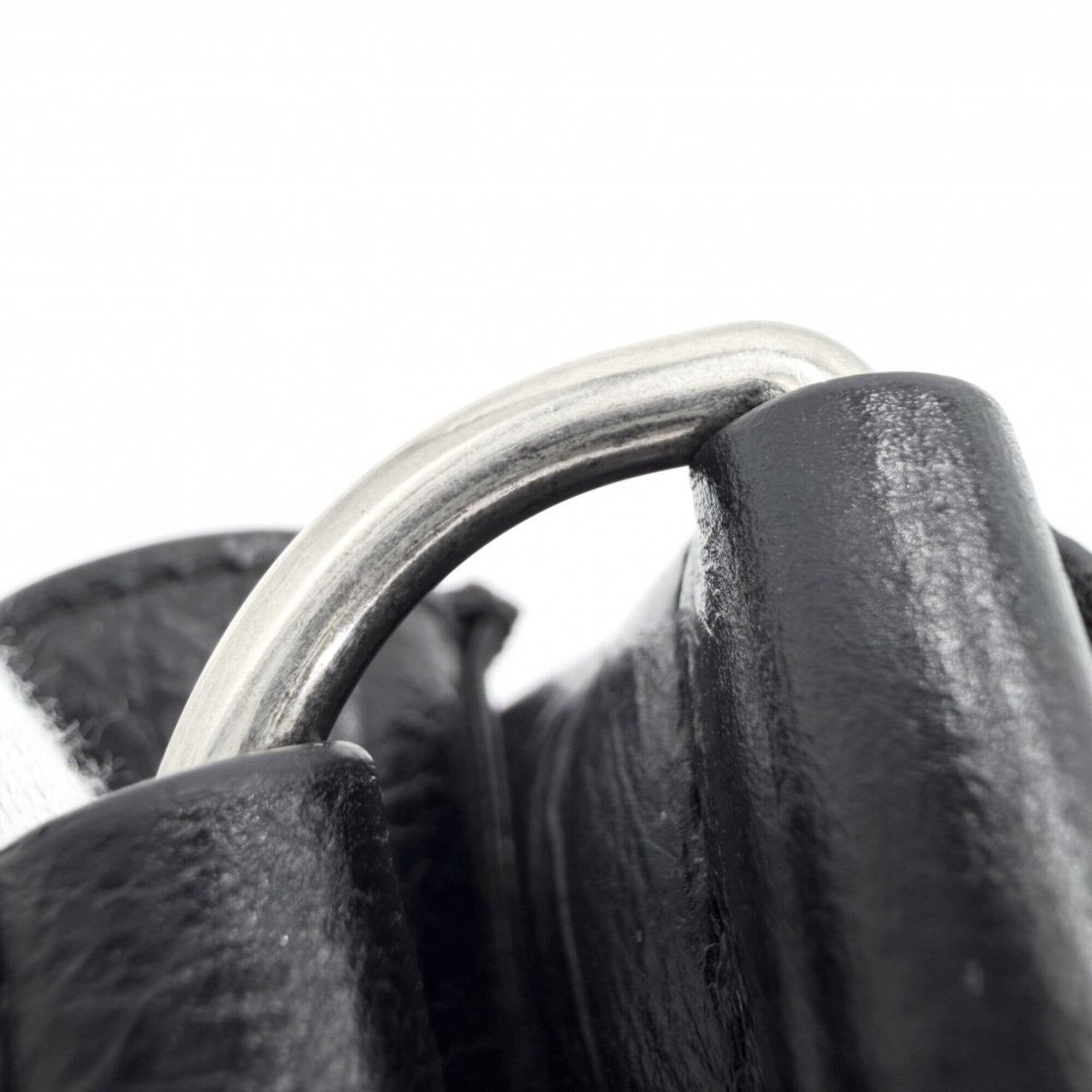 Balenciaga Black Leather Handbag Shoulder Bag (Pre-Owned)