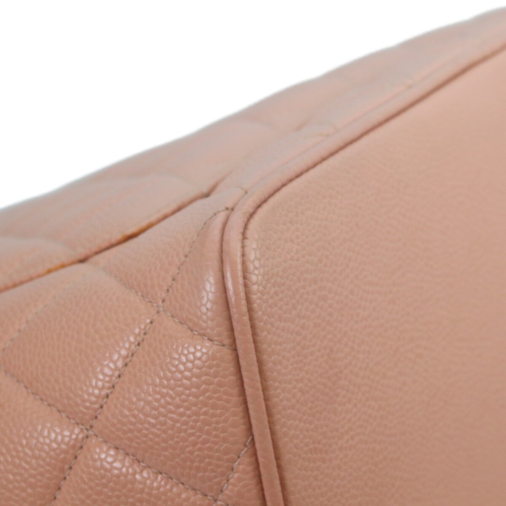 Chanel Pink Grained Calfskin Tote Bag (Pre-Owned)