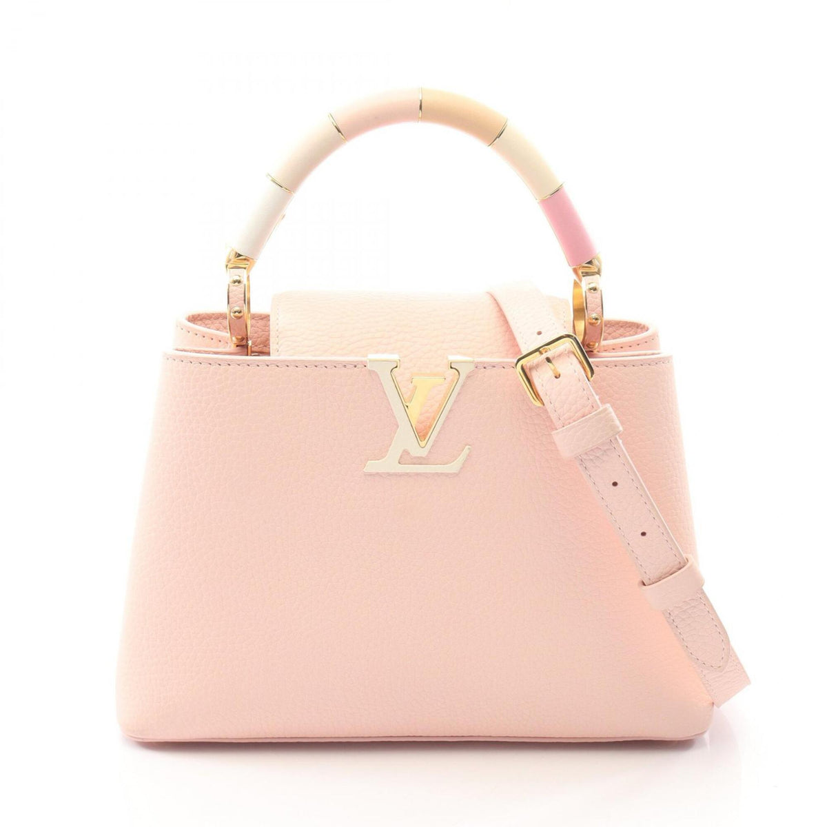Louis Vuitton Pink Leather Handbag (Pre-Owned)