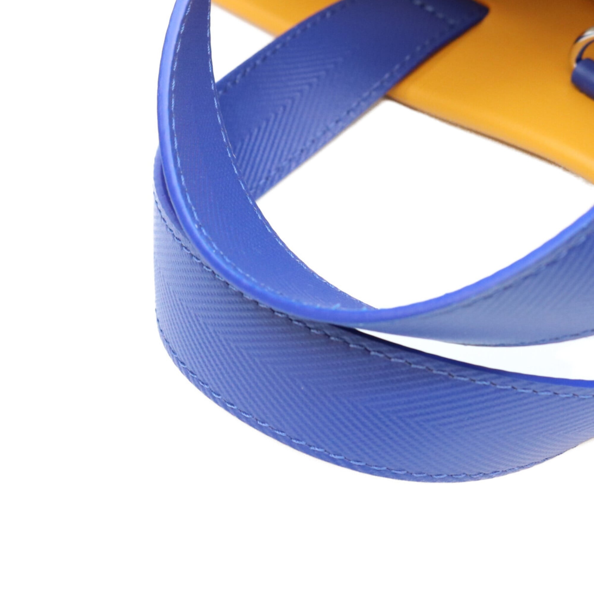 Louis Vuitton Blue Orange Leather Shoulder Bag (Pre-Owned)