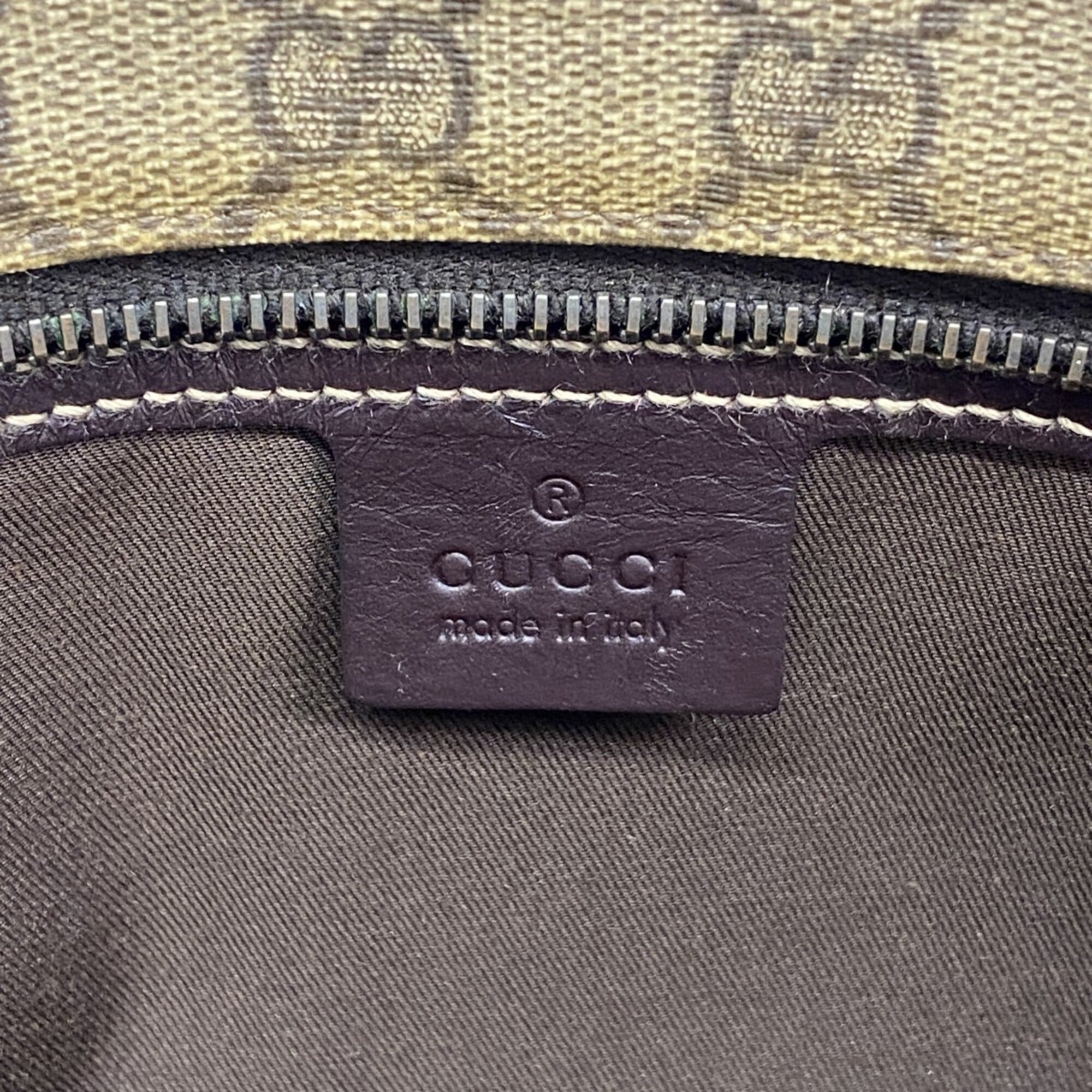 Gucci Brown Pvc Tote Bag (Pre-Owned)
