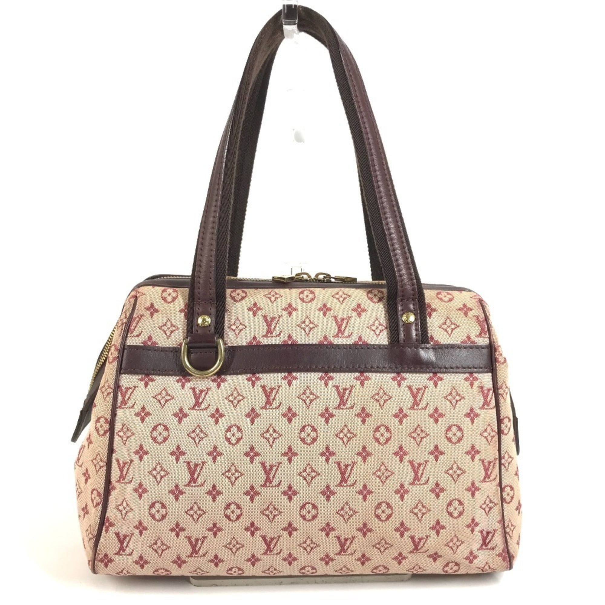 Louis Vuitton Cerise Red Color Monogram Mini Boston Bag Handbag (Pre-Owned)