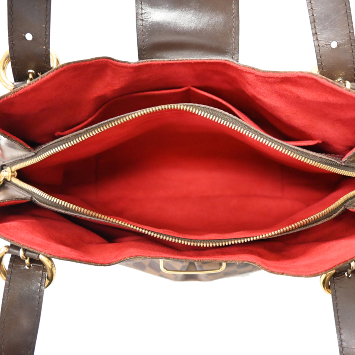 Louis Vuitton Brown Damier Canvas Shoulder Bag (Pre-Owned)